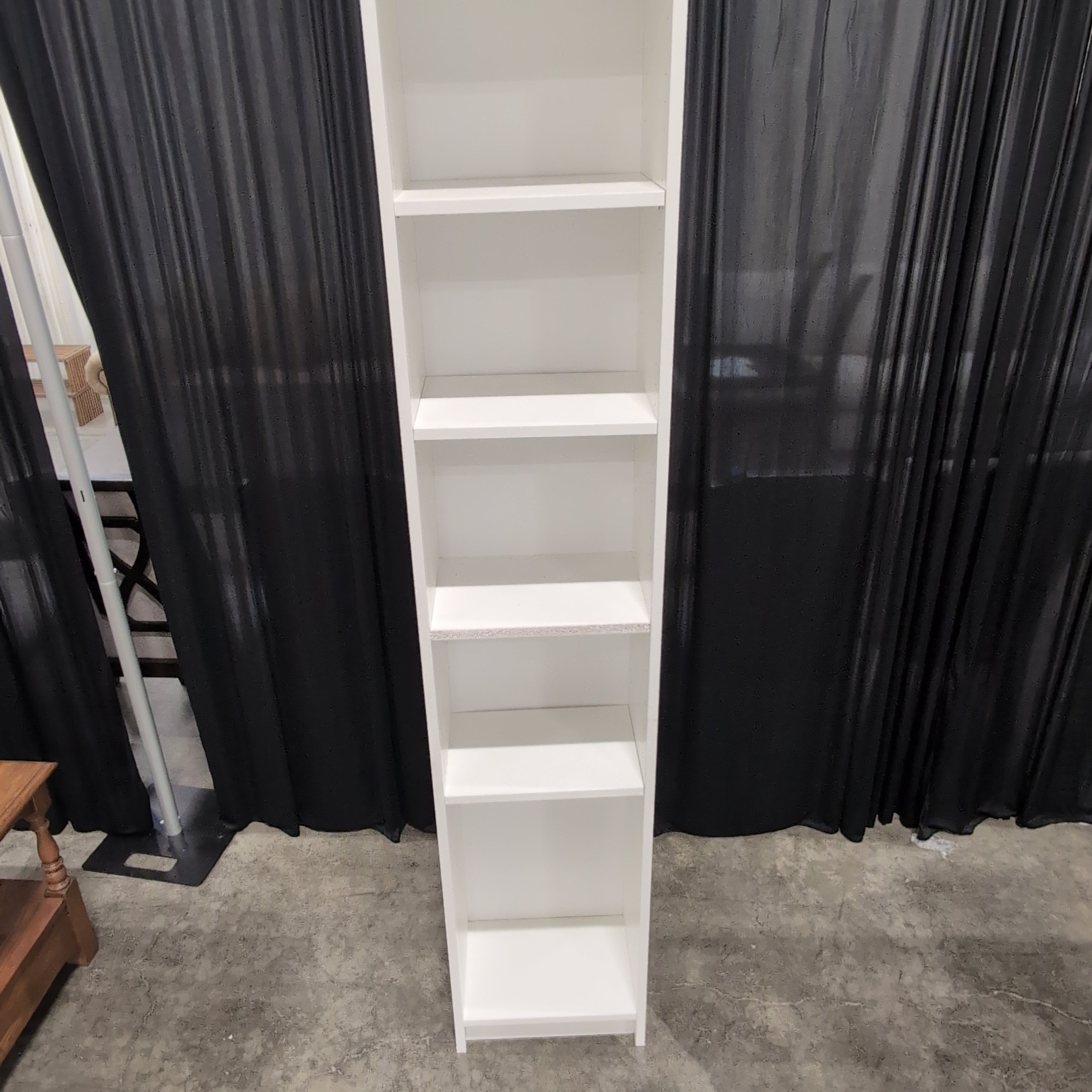IKEA White Tall Bookcase with Adjustable Shelves
