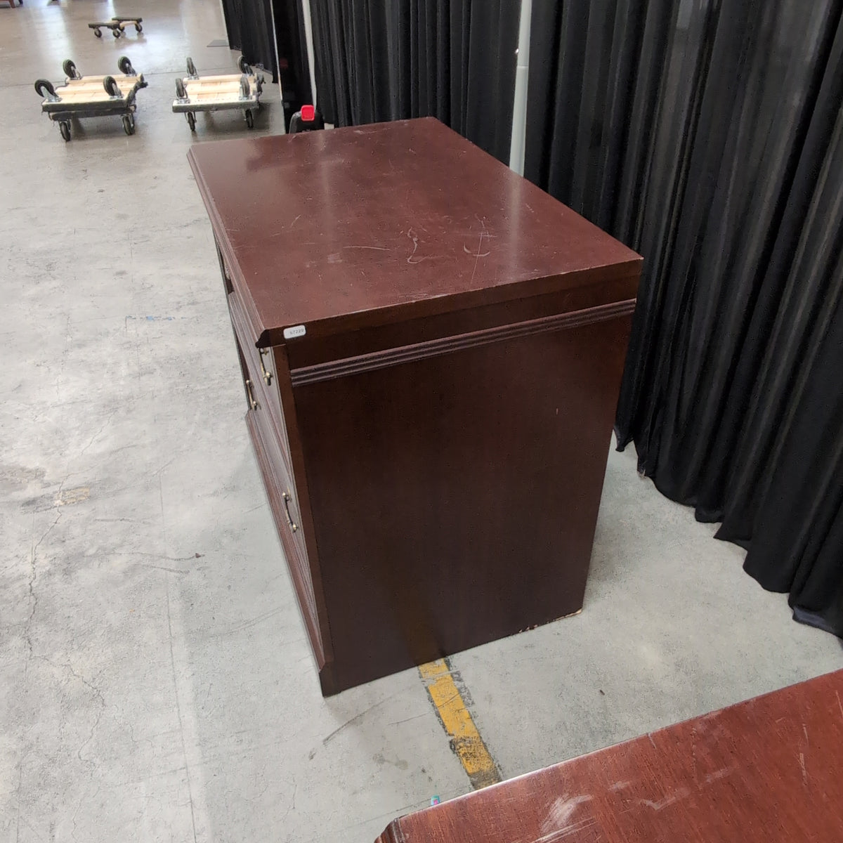 Hekman-Cherry Finish Two-Drawer Wood Filing Cabinet