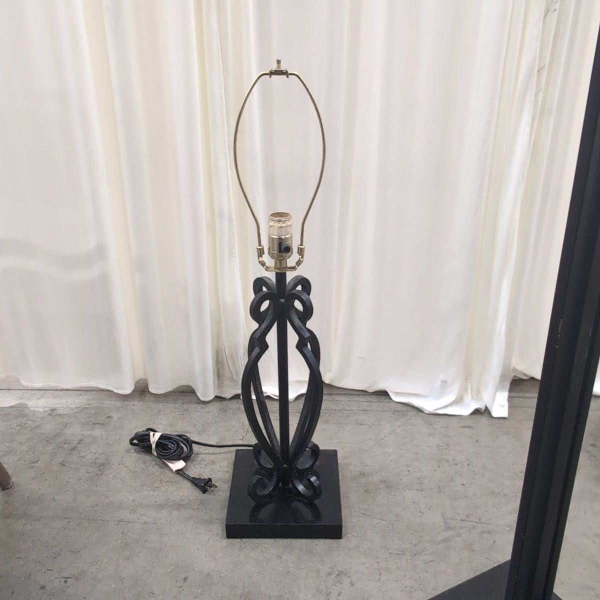 Black Wrought Iron Table Lamps