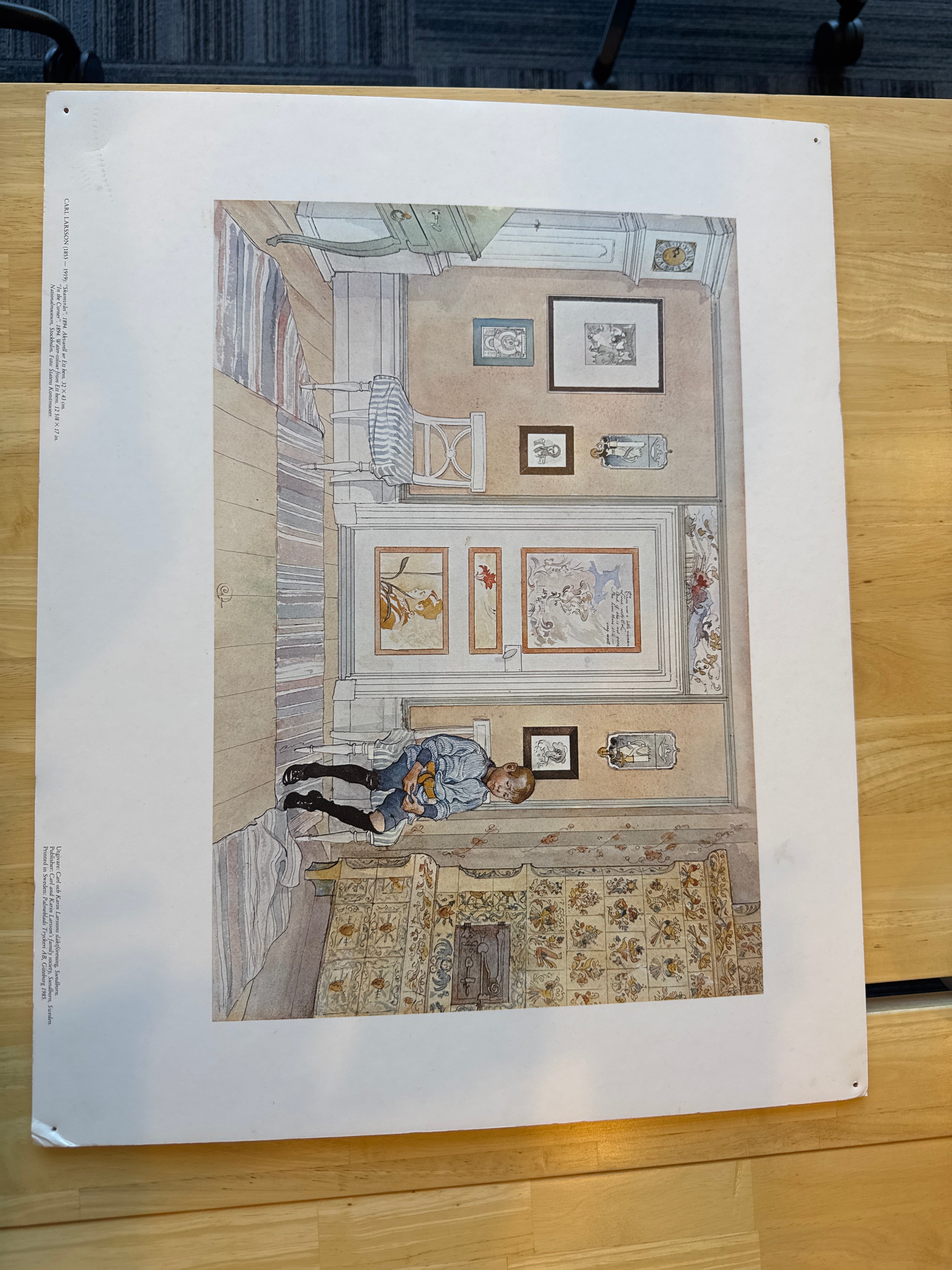 Carl Larsson's "In the Corner"