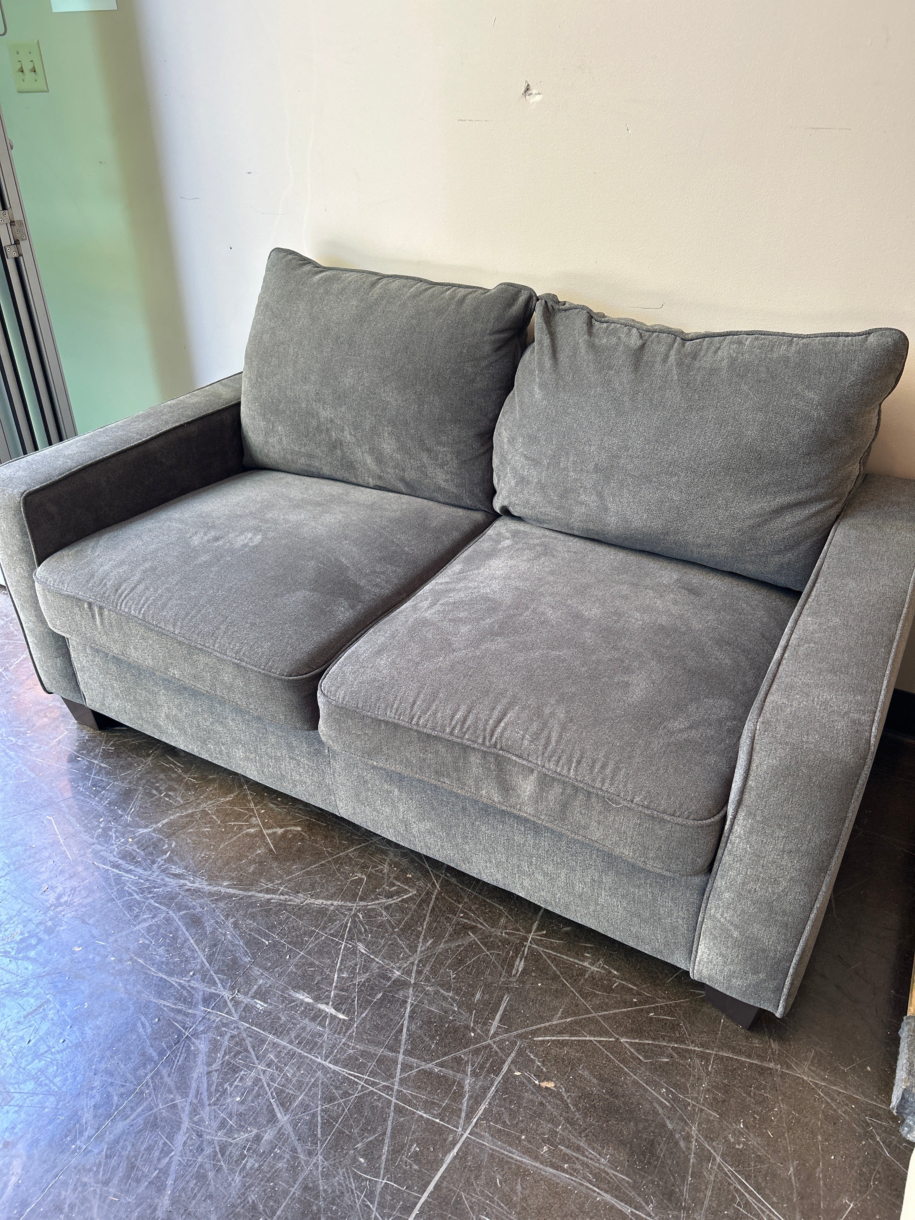 Gray Love Seat
