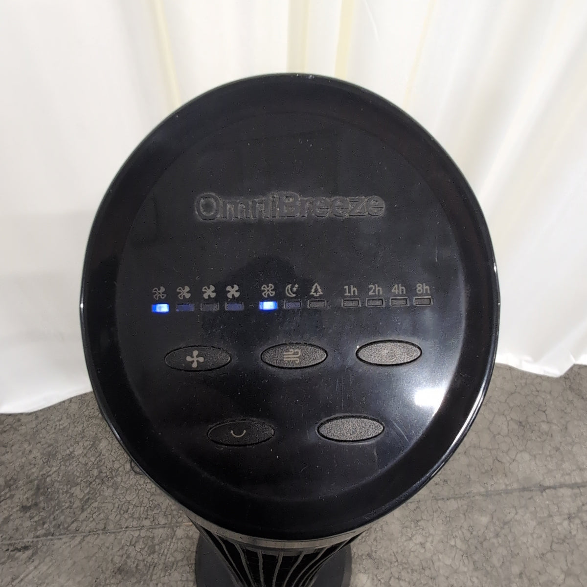 Omni Breeze Black Digital Tower Fan
