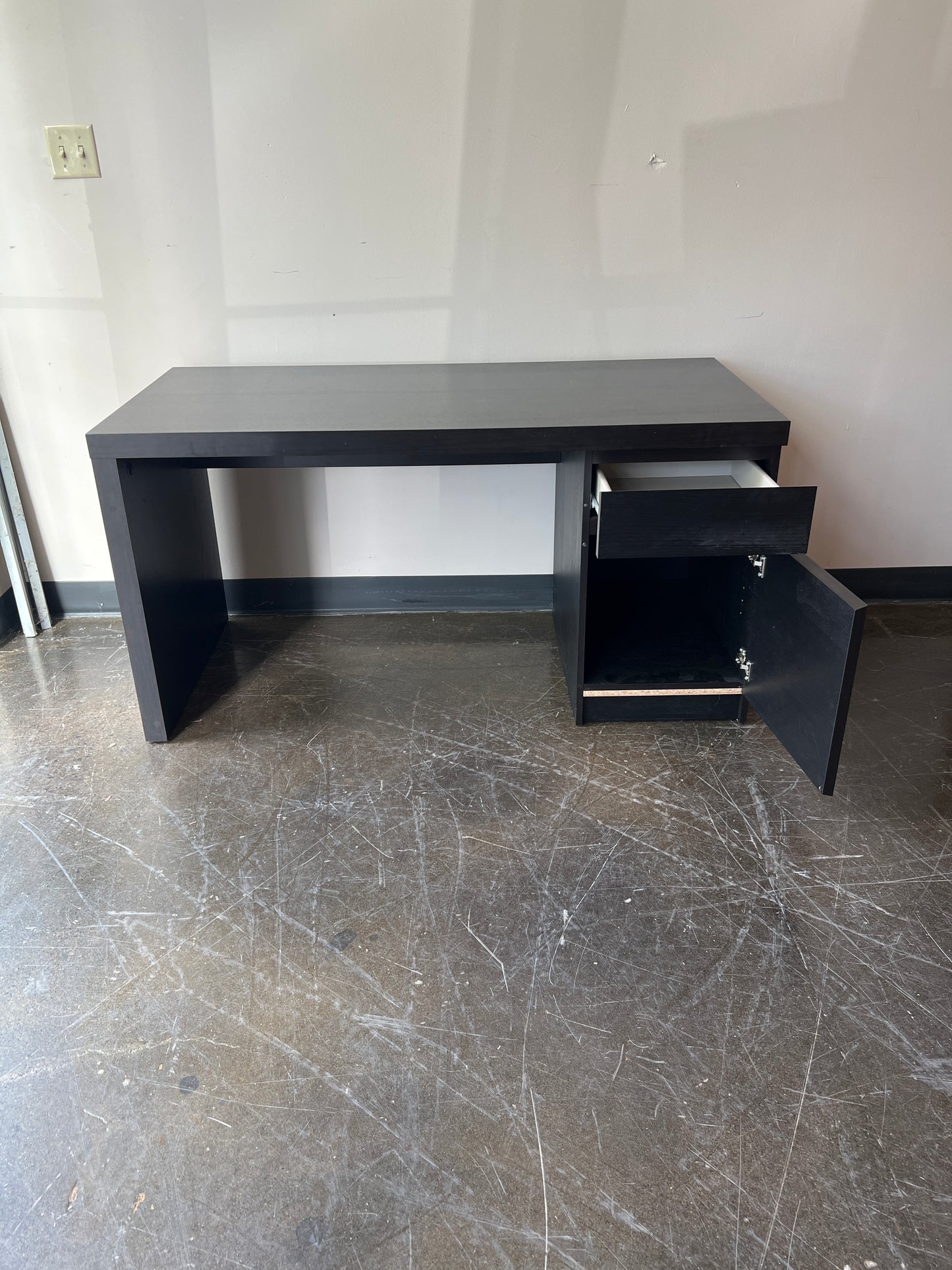 IKEA MALM Black Desk