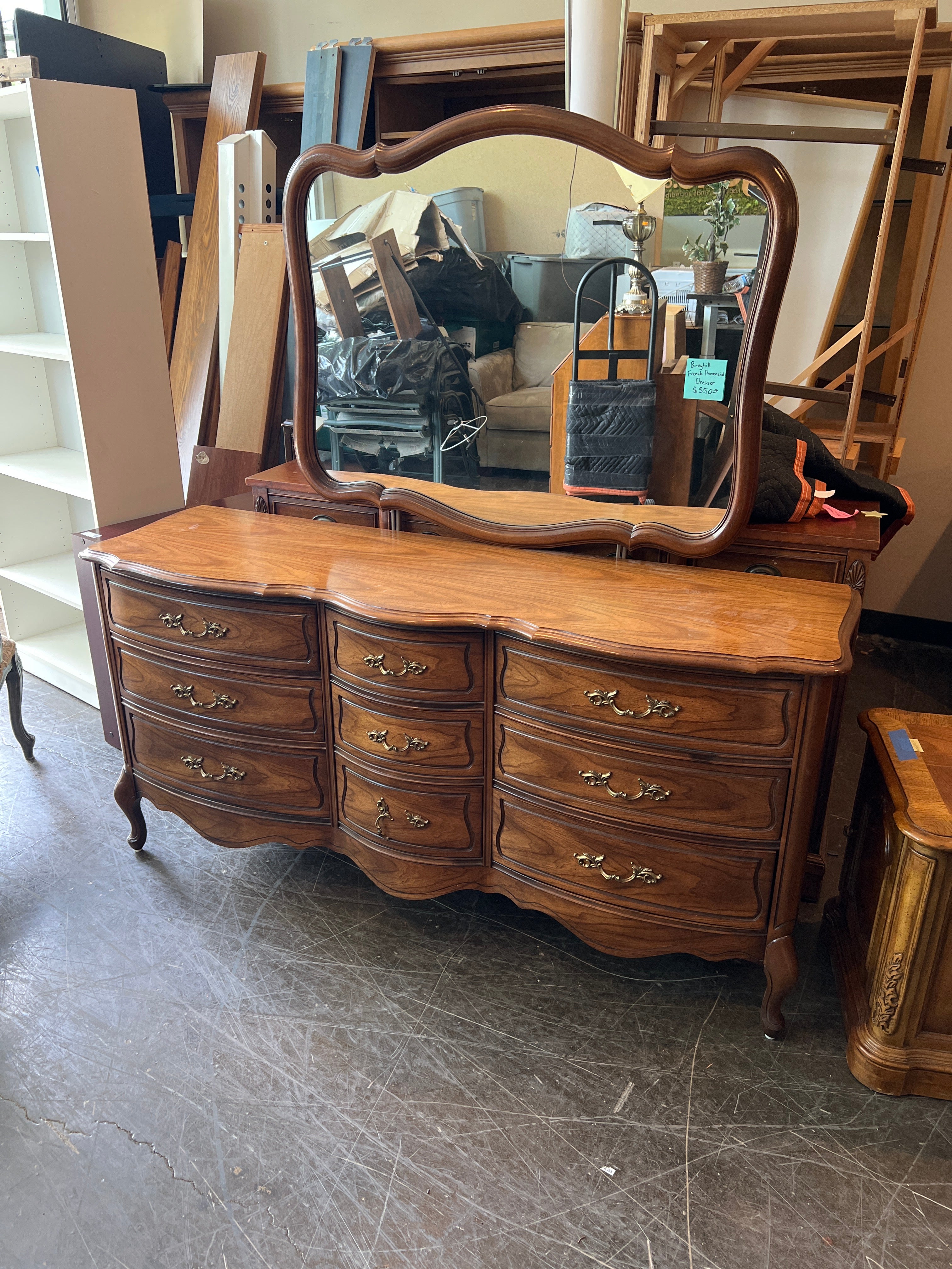 Broyhill French Provincial Dresser with Mirror