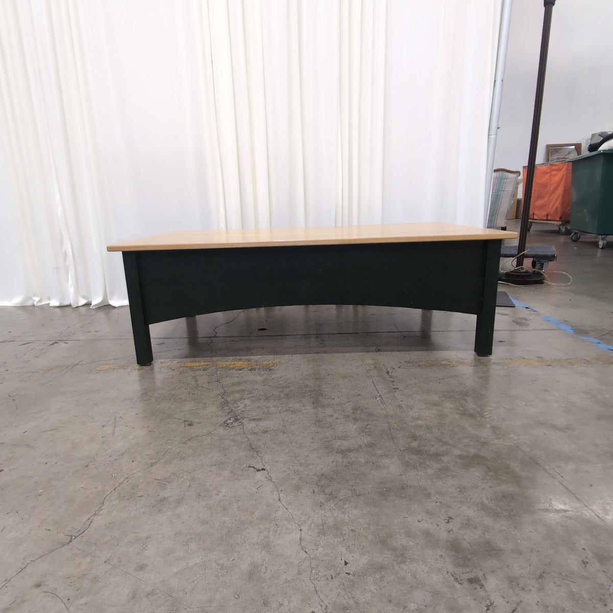 Two-Tone Wood Coffee Table with Drawers