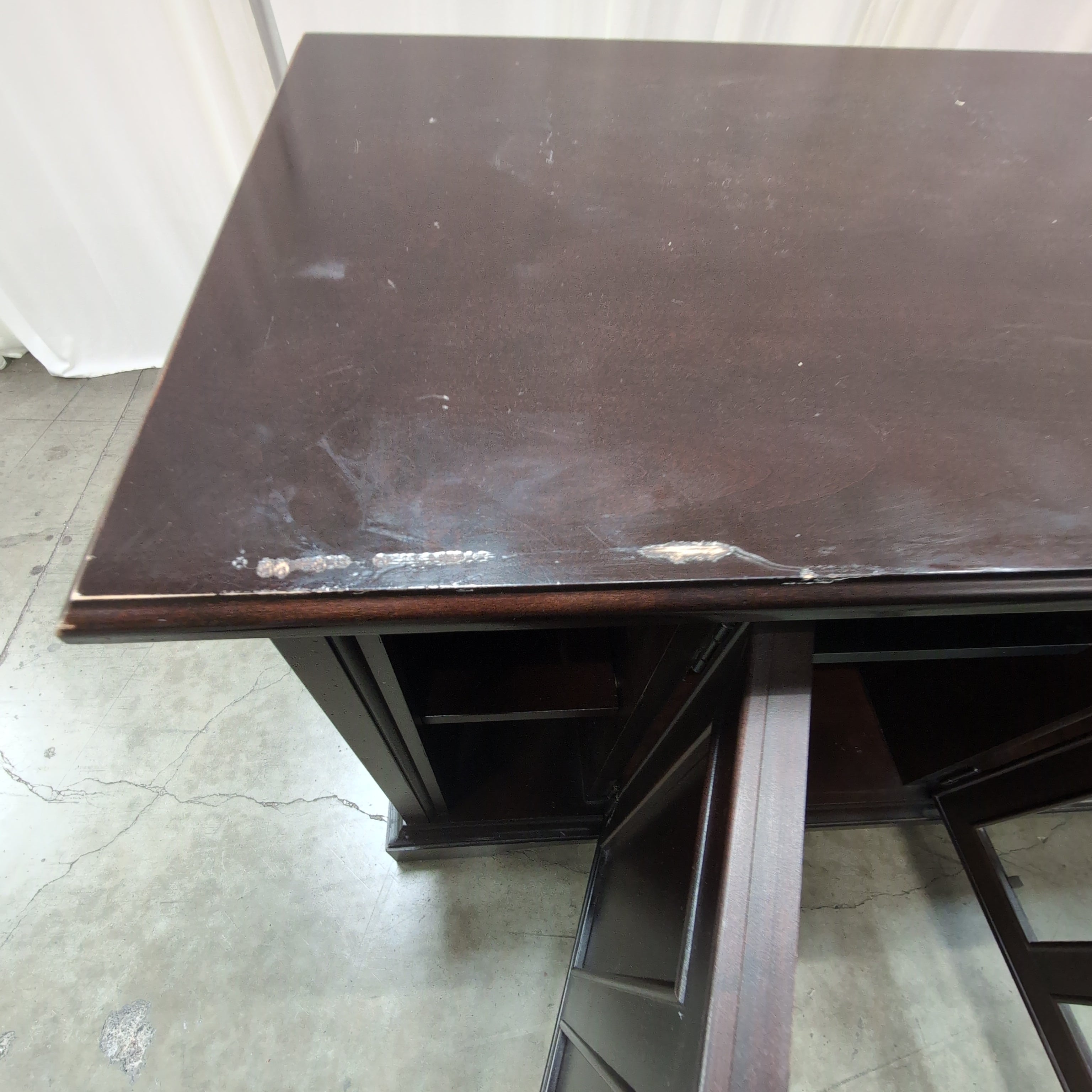 Ashley Furniture Dark Wood Large Tv Stand