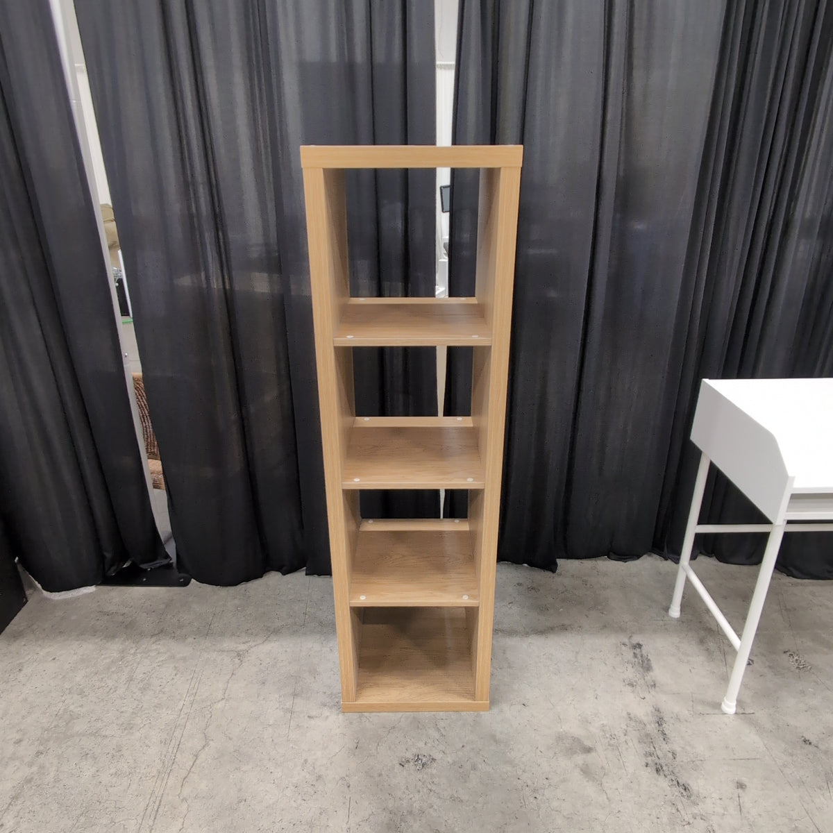 Light Brown Four-Tier Bookcase
