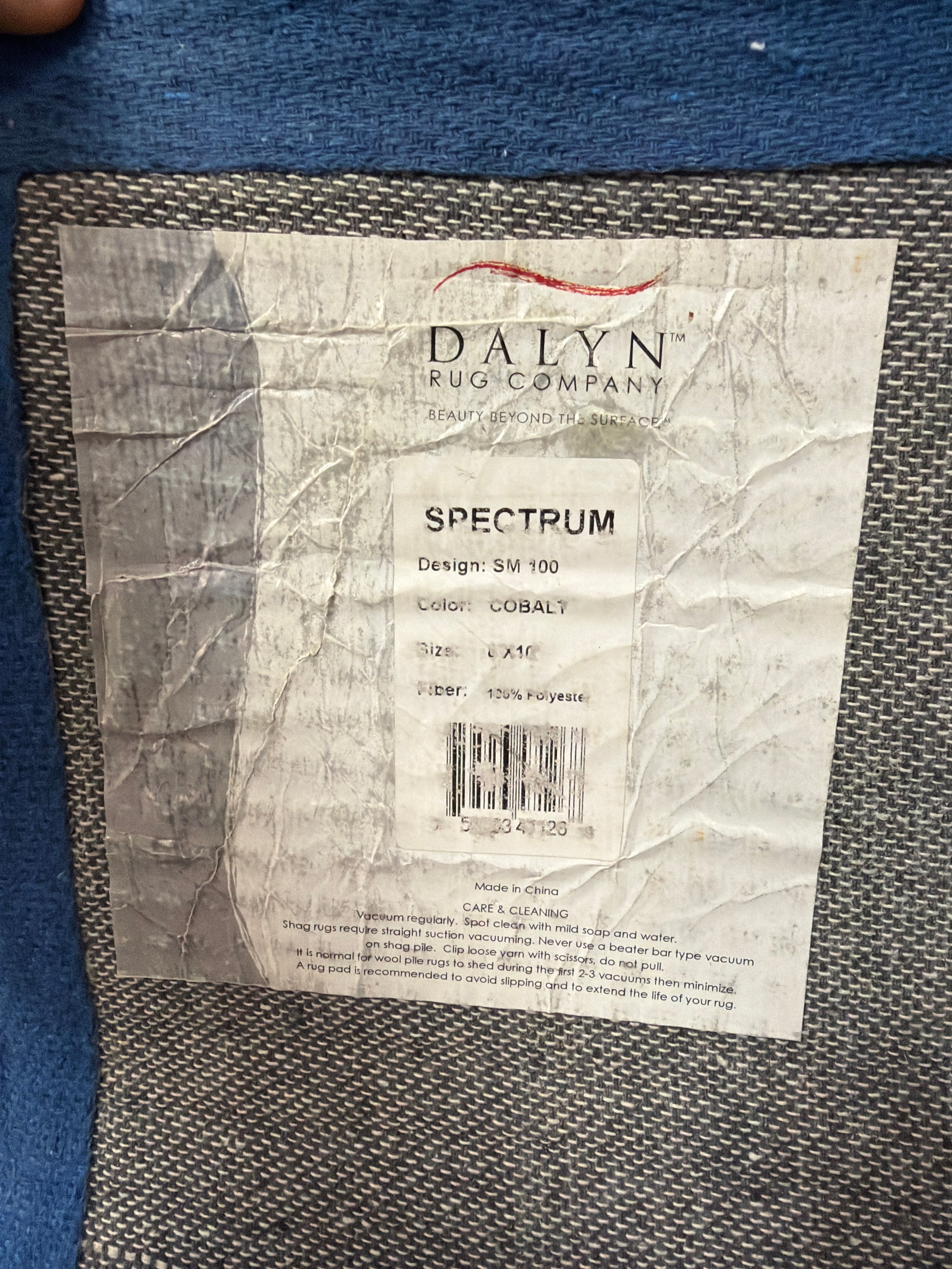 Dalyn Spectrum Gradient Blue Shag Rug - 8' x 10'