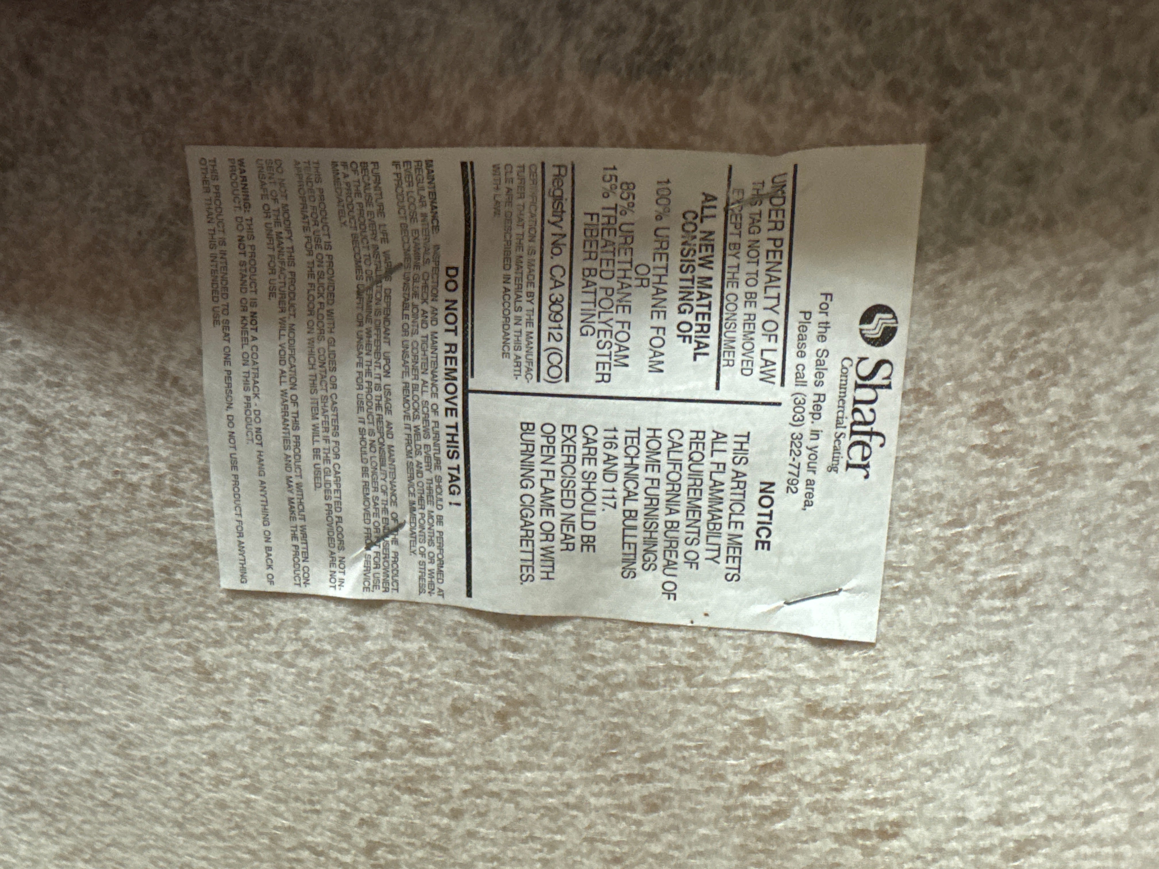 Shafer Upholstered Armchair – Wood Frame, Commercial Grade