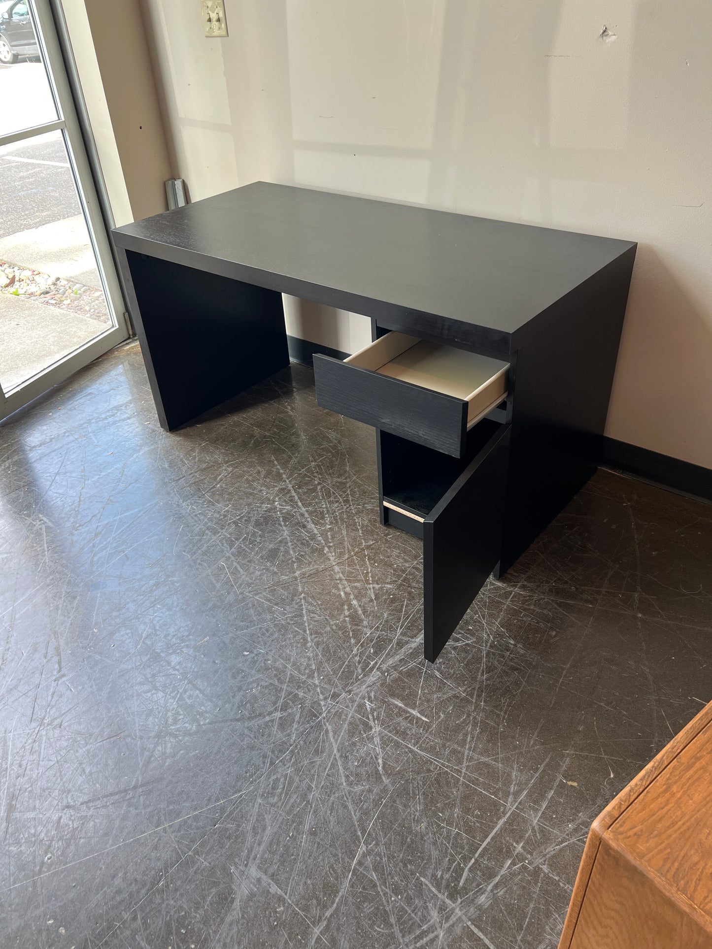 IKEA MALM Black Desk