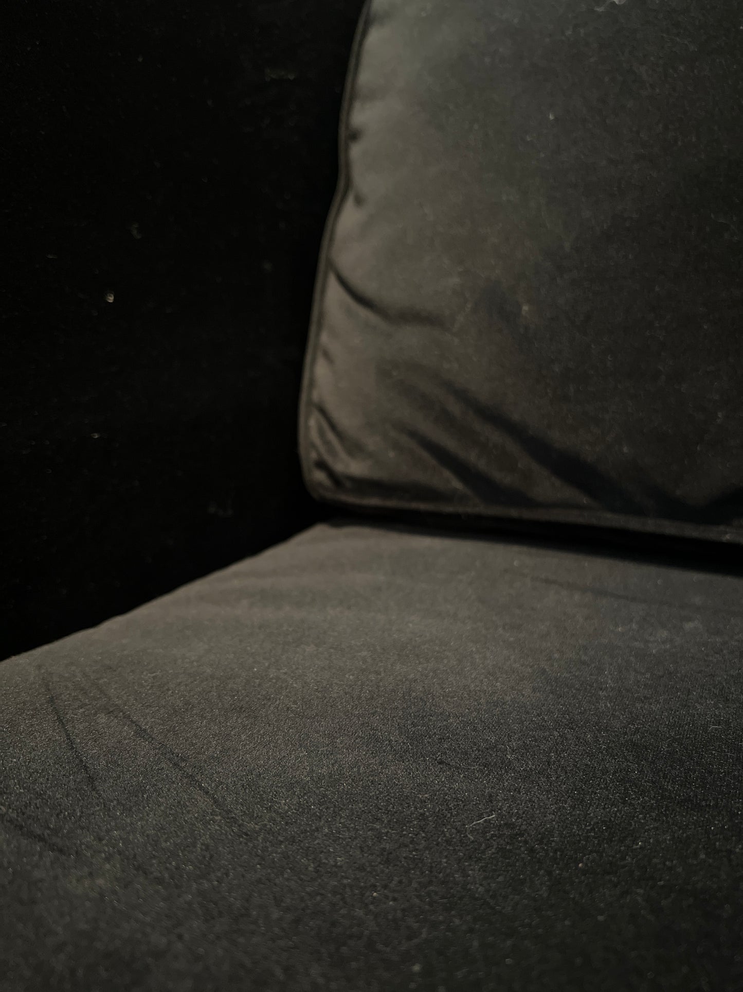 Mid-Century Modern Dark Upholstered Armchair