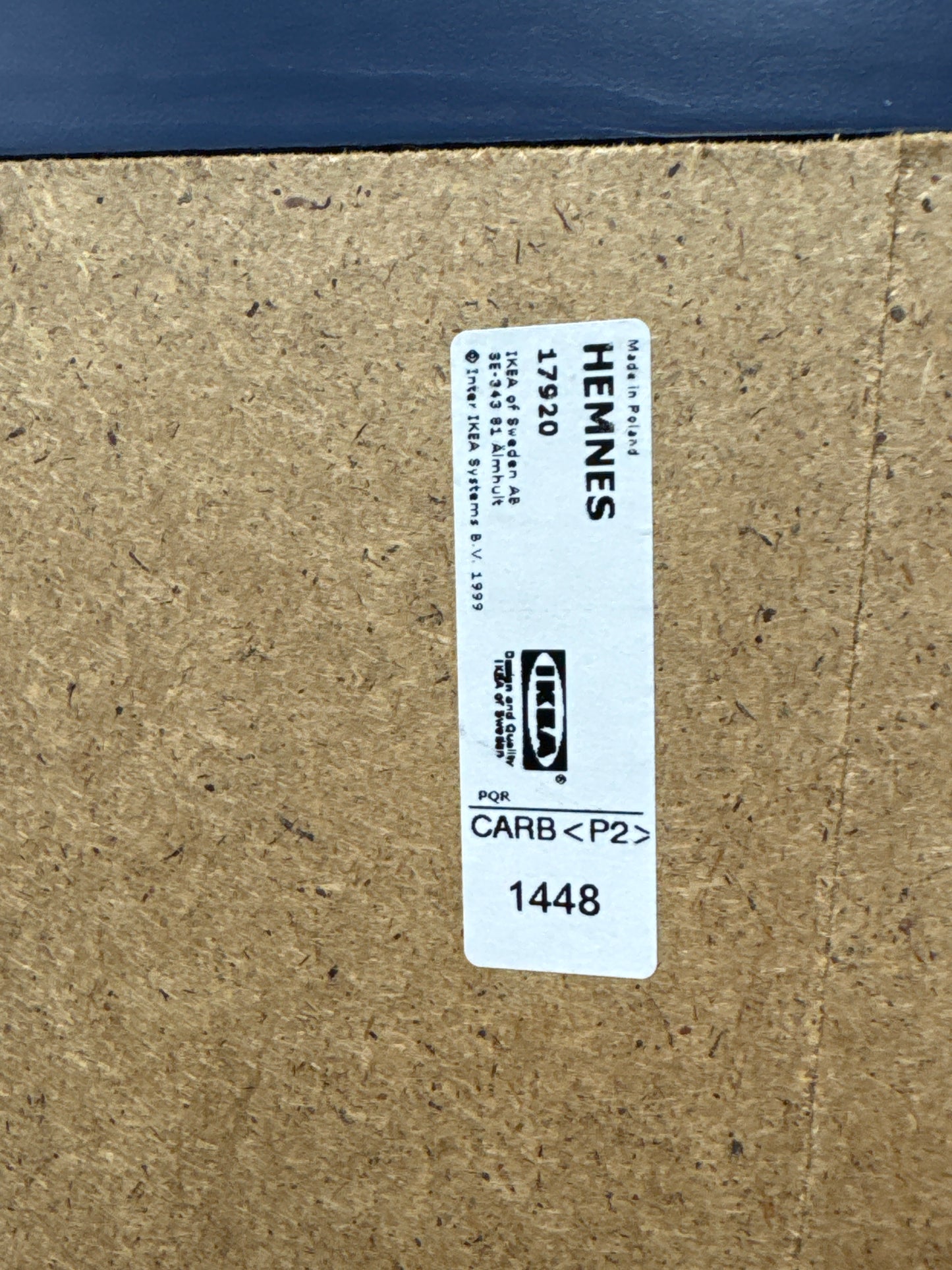 IKEA Hemnes Navy Blue Eight-Drawer Dresser