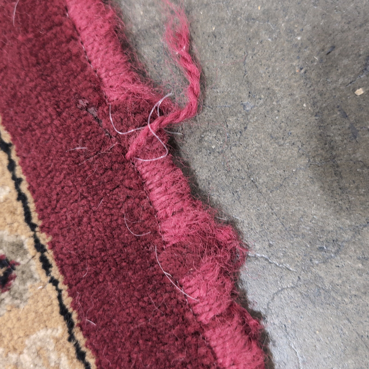 Traditional Red and Cream Floral Medallion Area Rug