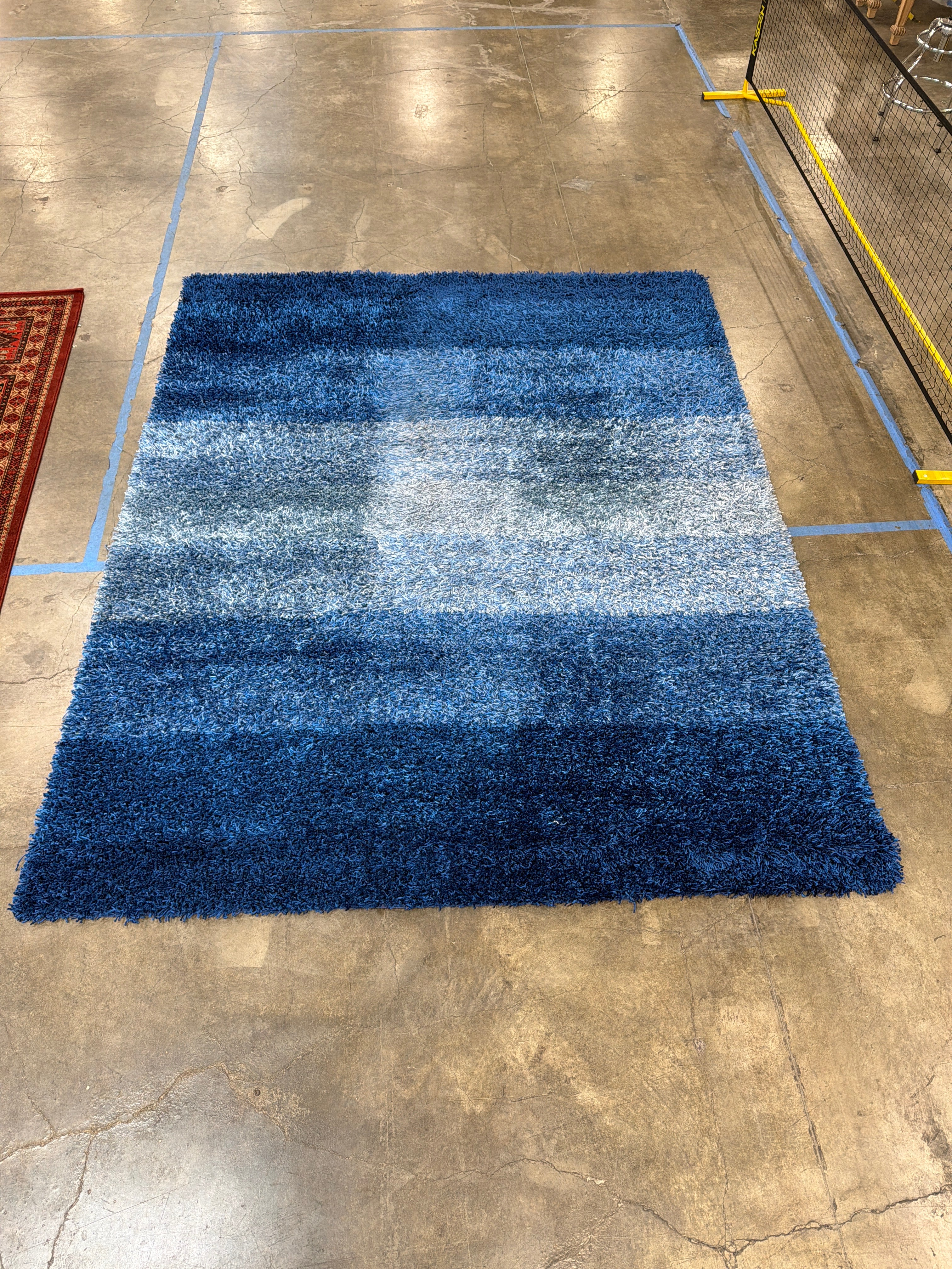 Dalyn Spectrum Gradient Blue Shag Rug - 8' x 10'