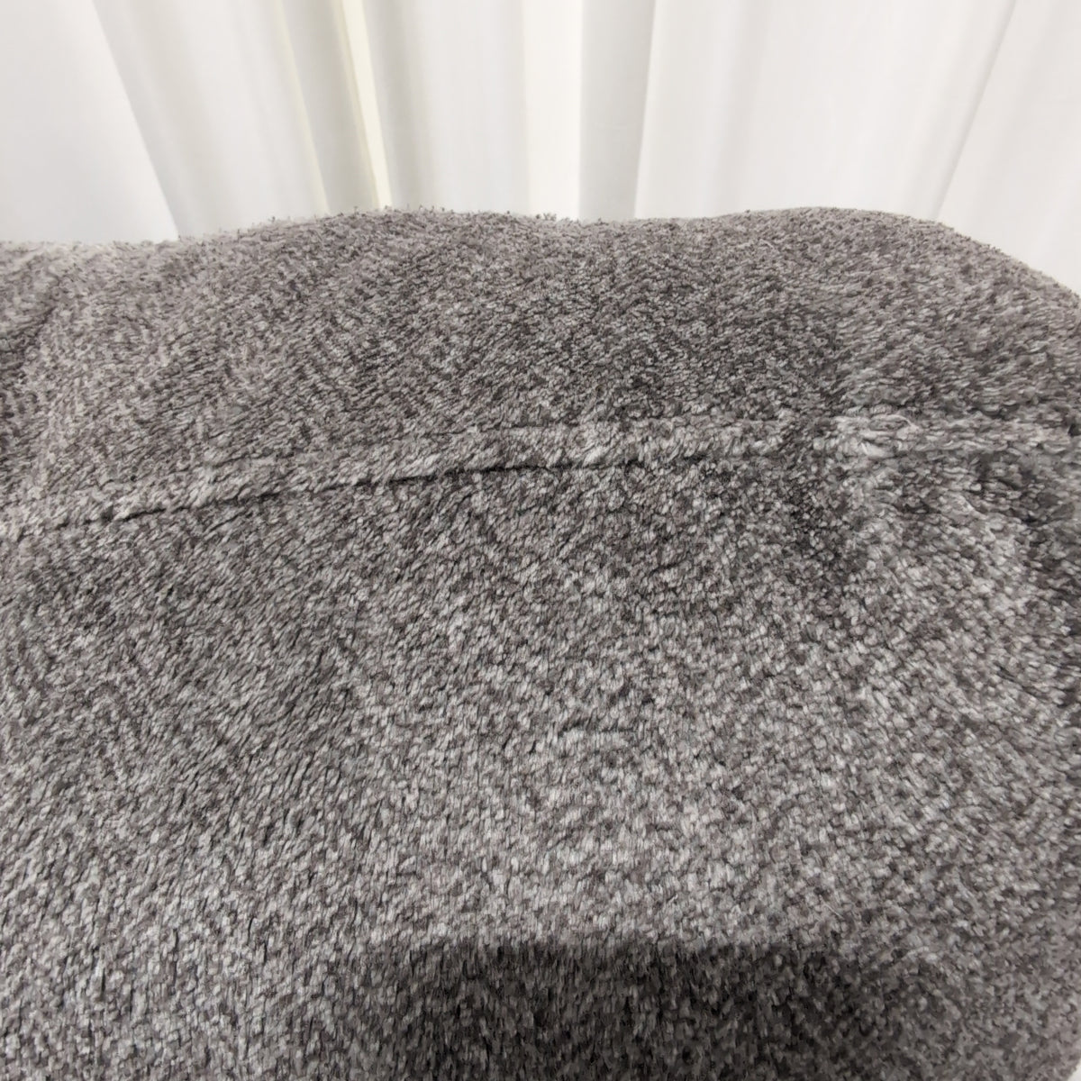 Dark Gray Fabric L-Shaped Sectional Couch