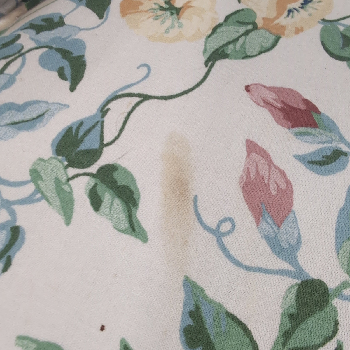 Chintz Floral Upholstered Rolled Arm Couch