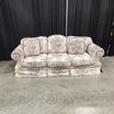 Traditional Floral Pattern Fabric Couch