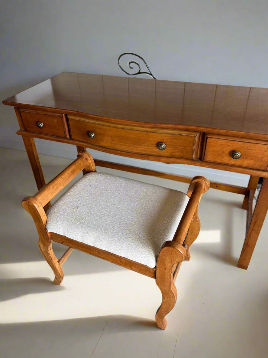 Maple Vanity with Mirror
