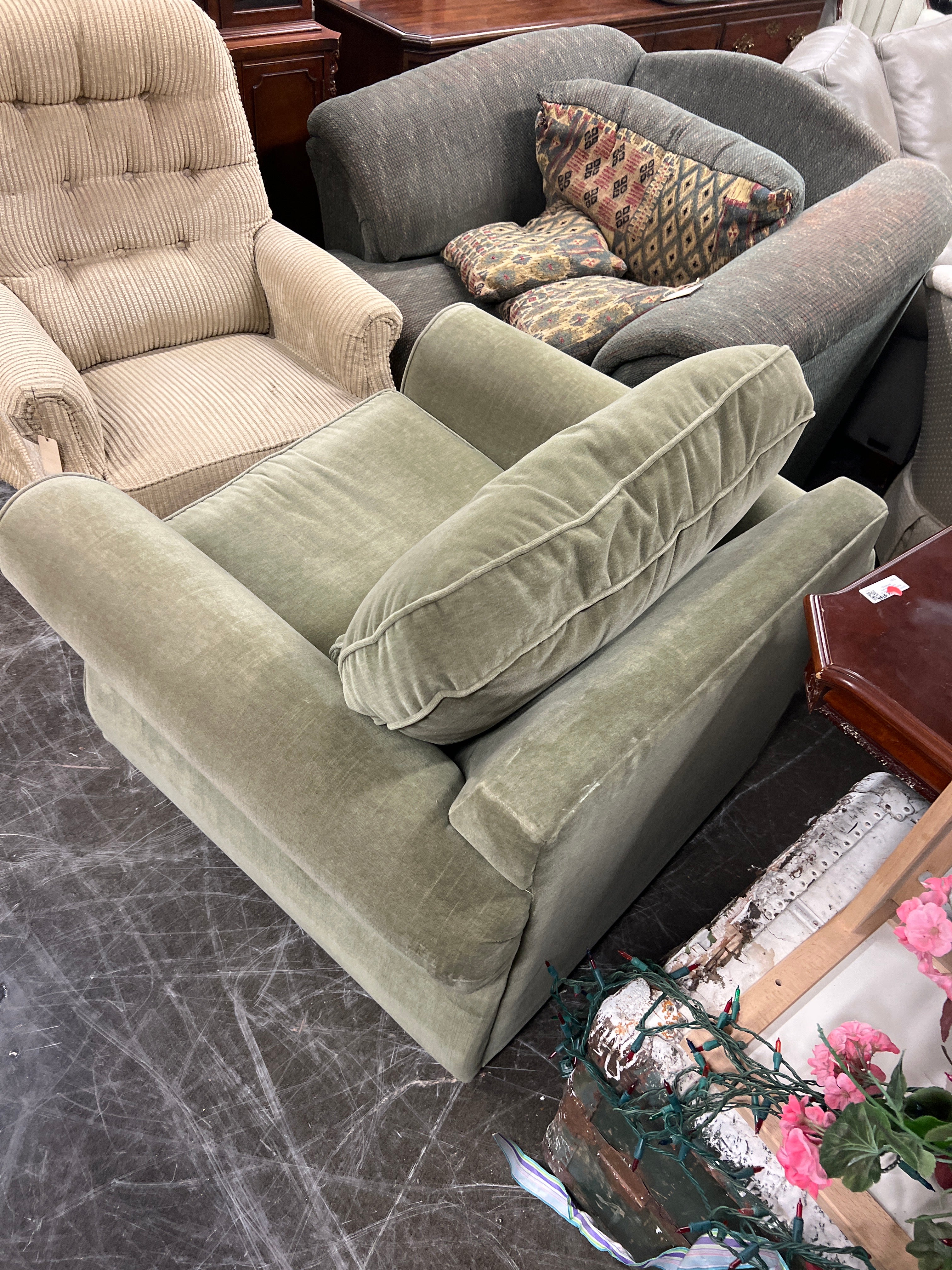 Bauhaus Green Arm Chair