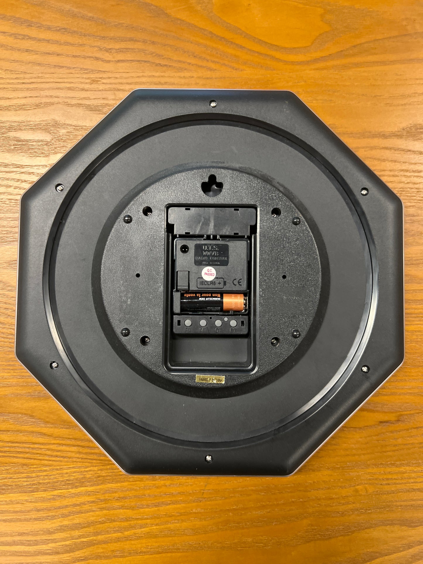Universal Technologies Octagon Wall Clock