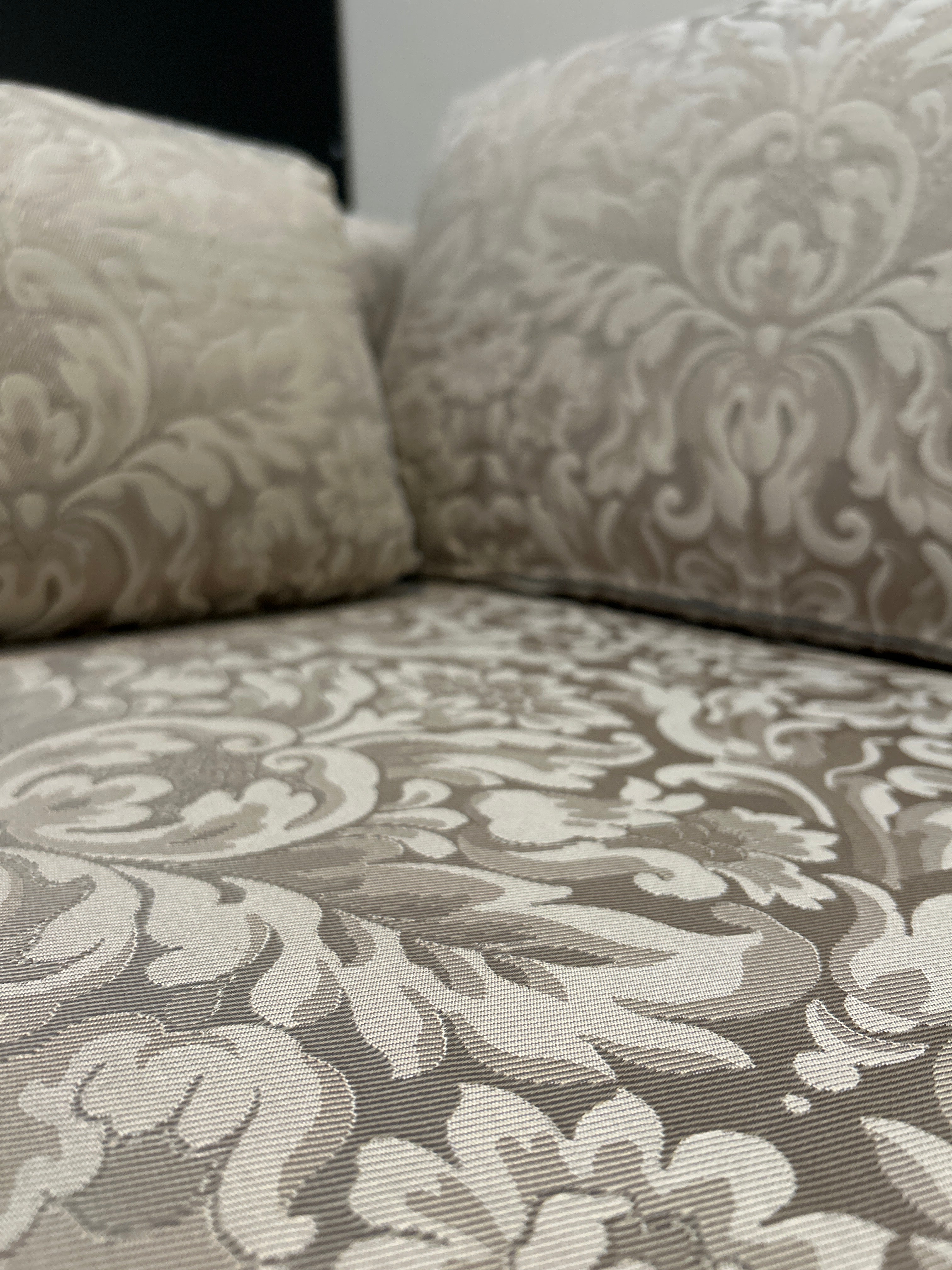 Elegant Damask Pattern Sofa
