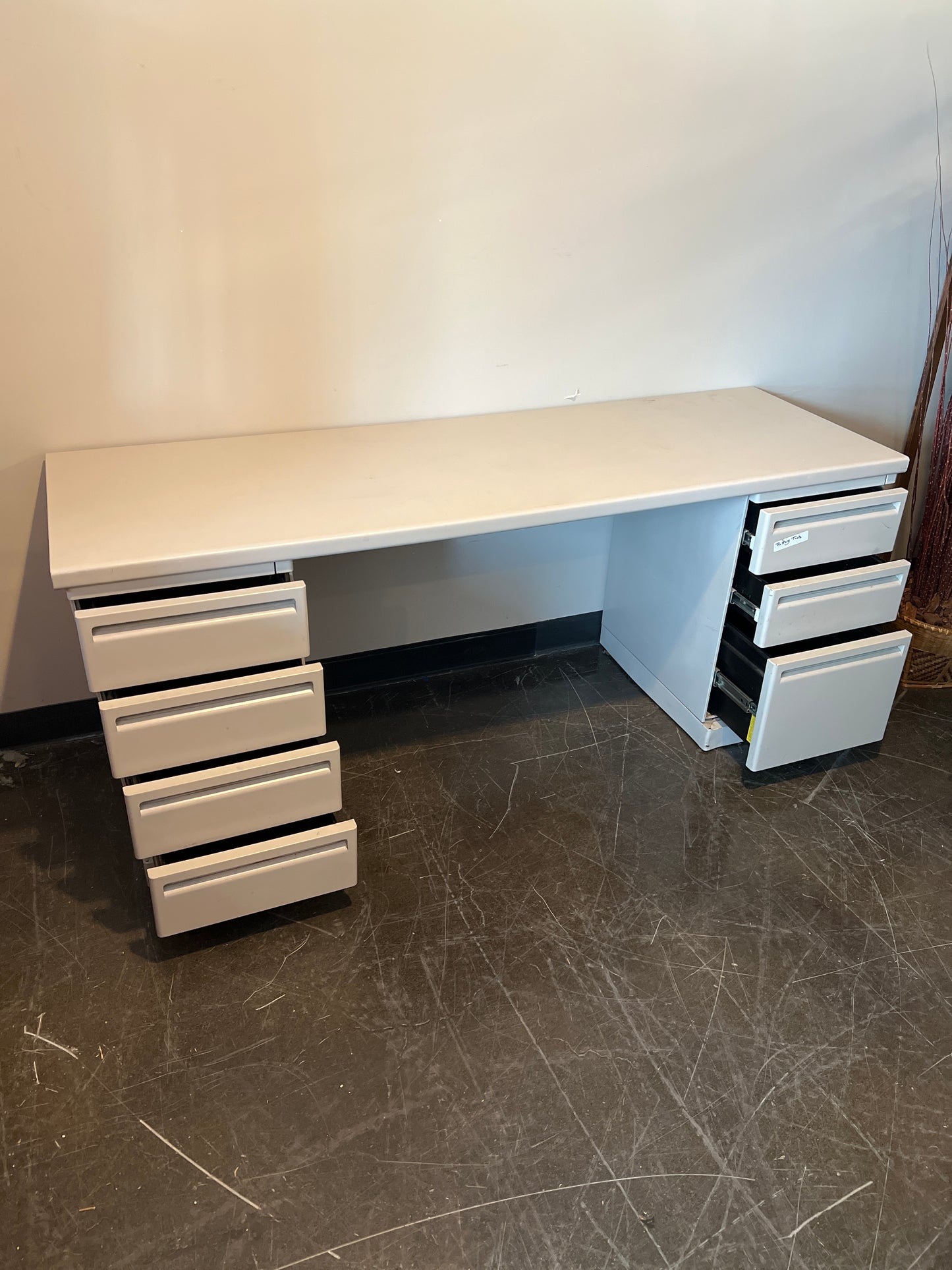 Haworth Double Pedestal Office Desk