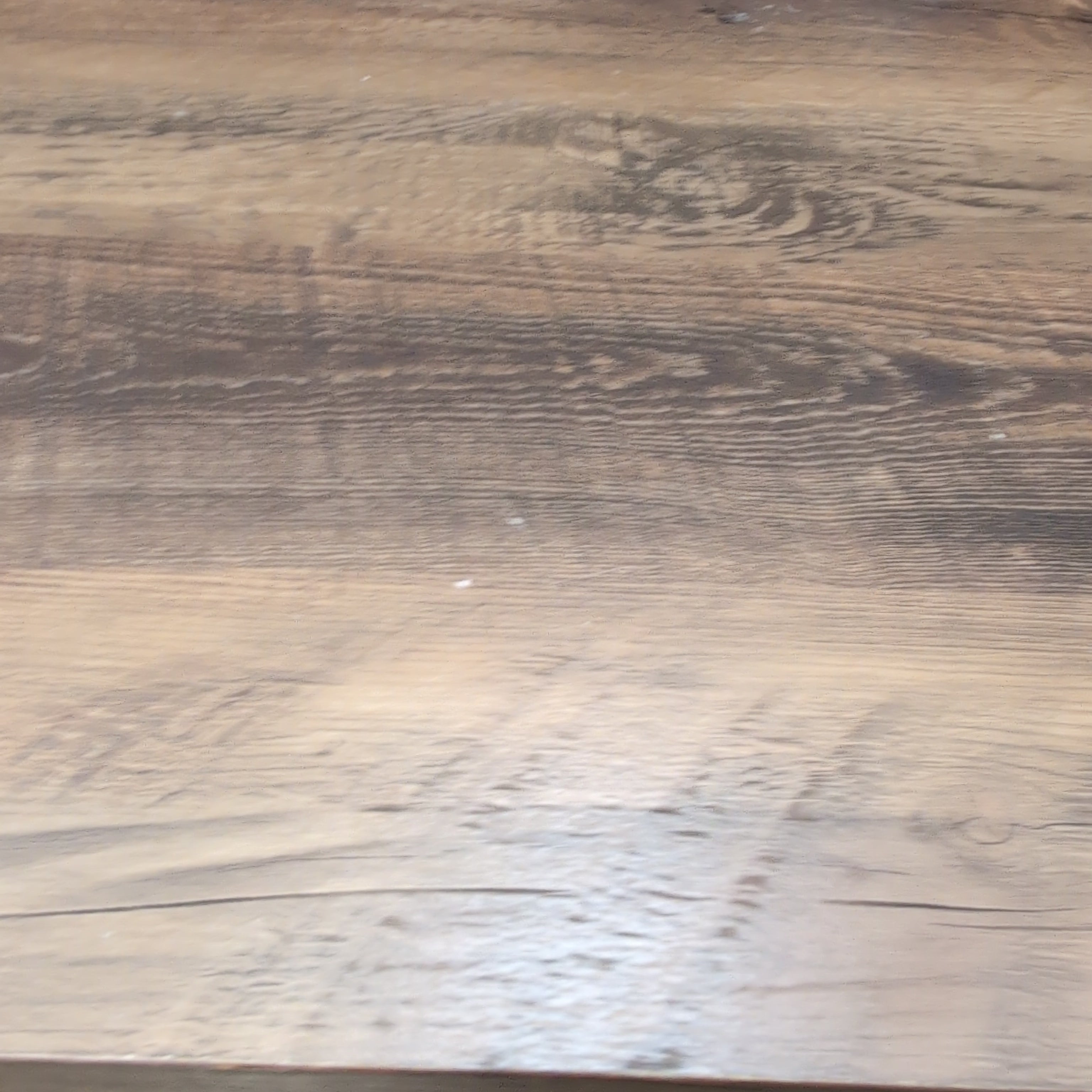Brown Wood-Look Modern TV Stand with Angled Doors