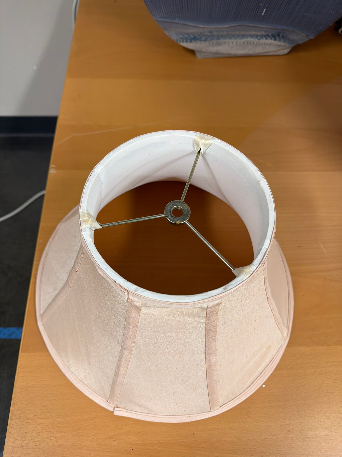 Pink Fabric Lampshade