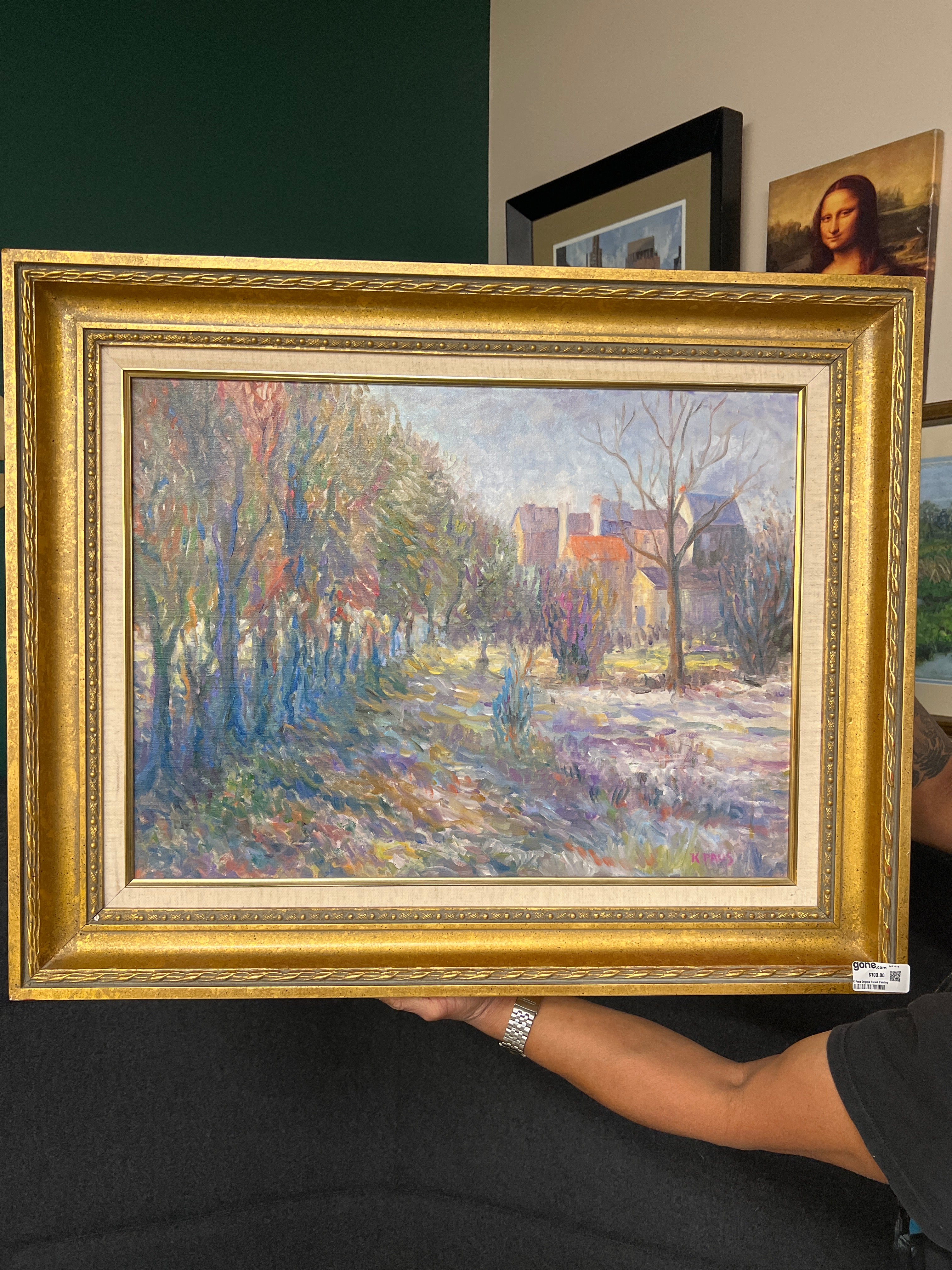 K Paus Original Forest Painting