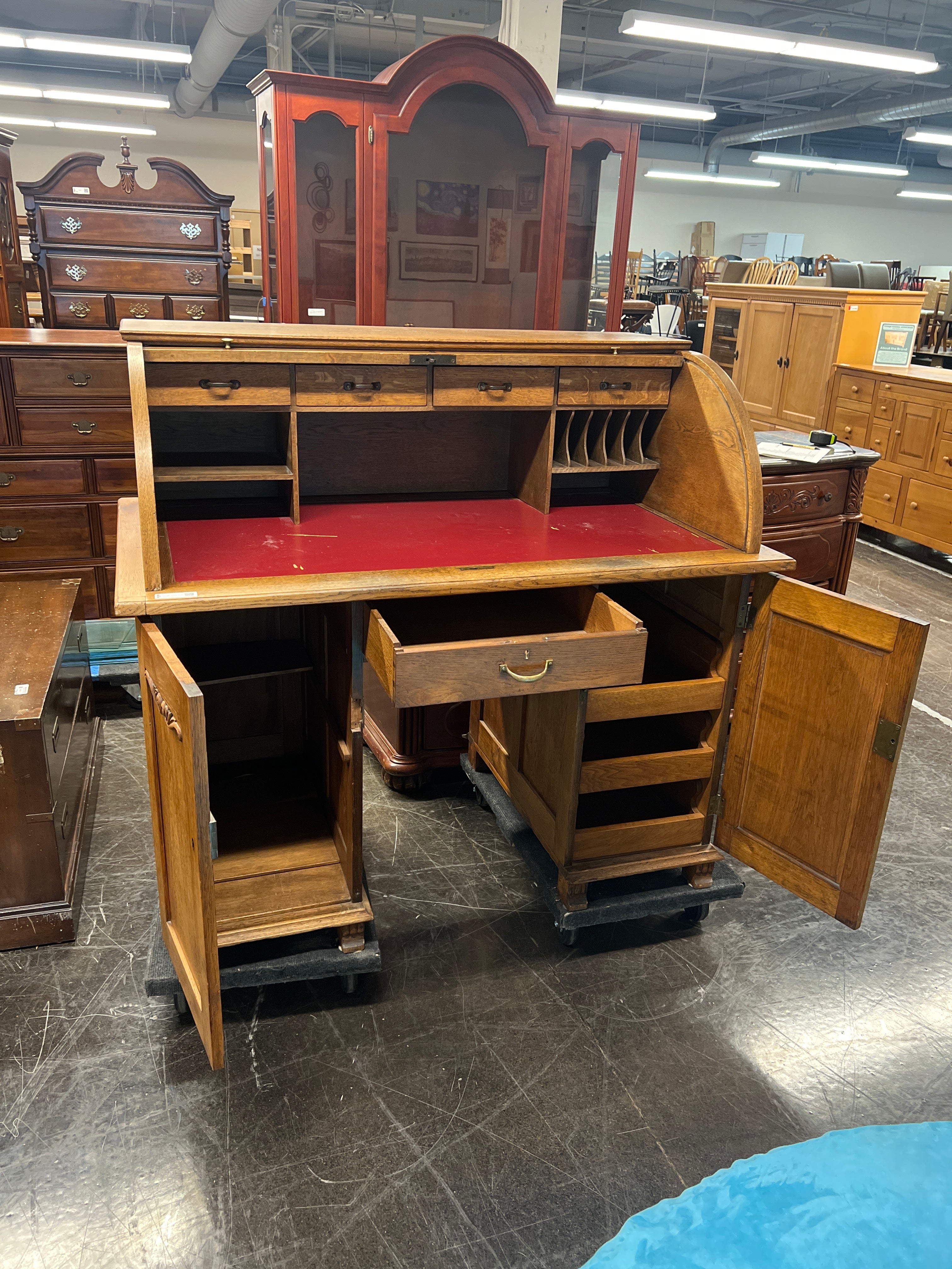 Vintage Rolltop Desk