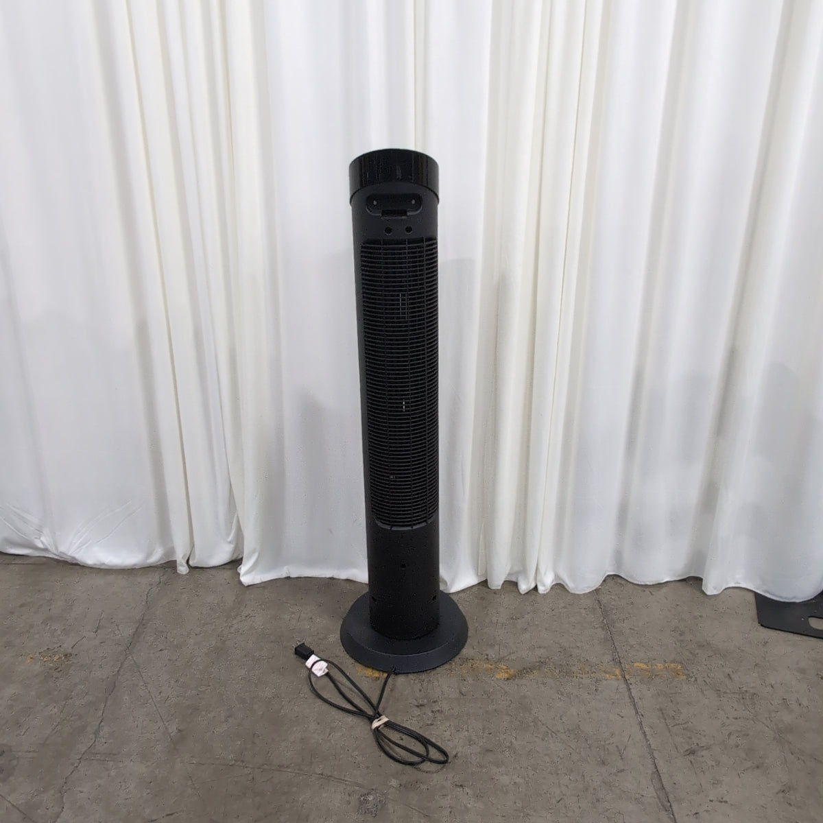 Tall Black Oscillating Tower Fan