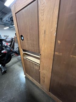 Large Armoire with Key and Lock