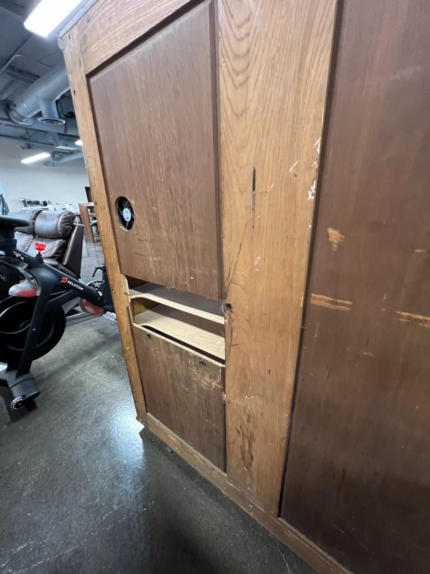 Large Armoire with Key and Lock