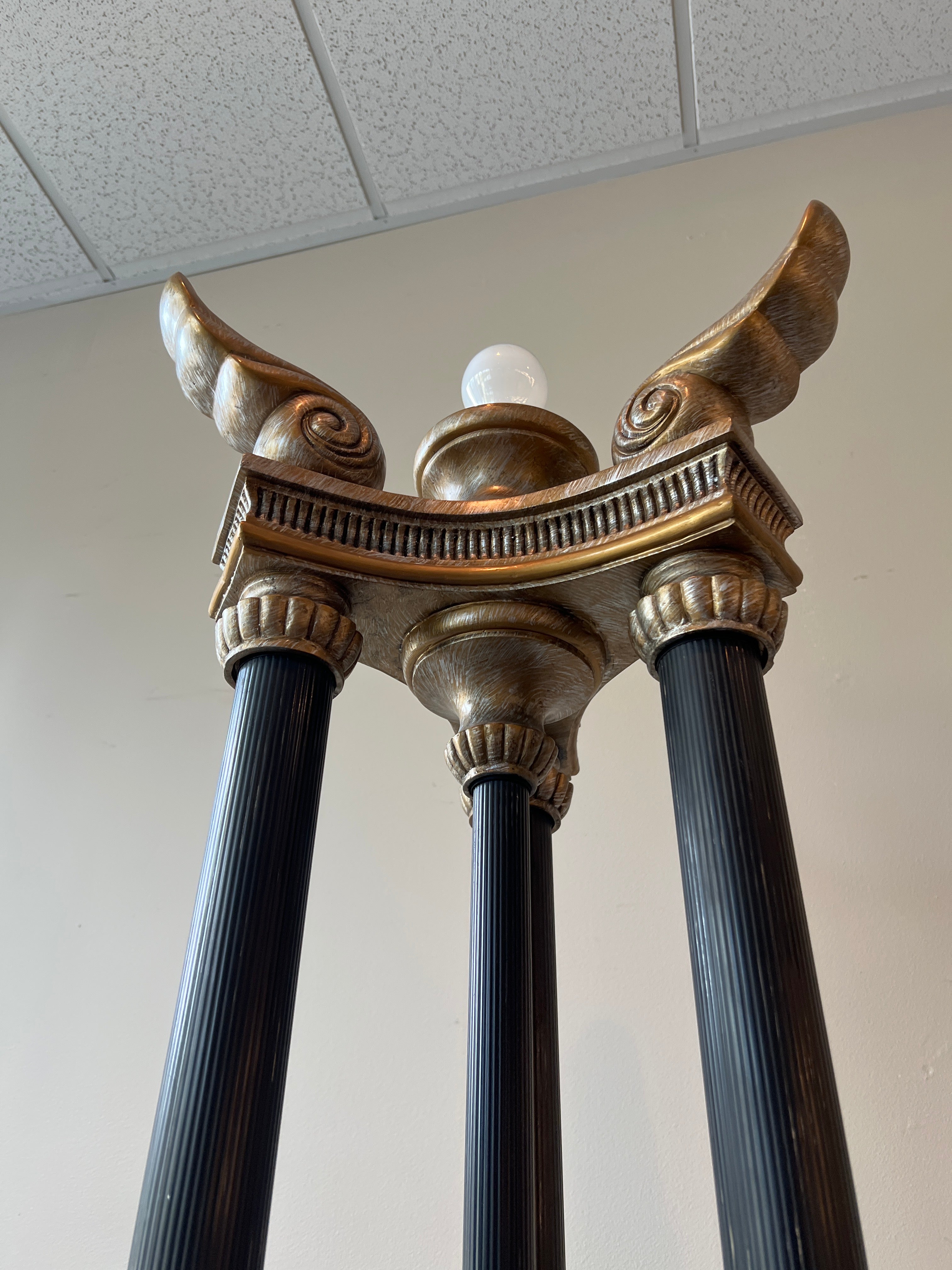 Decorative Ornate Metal Floor Lamp