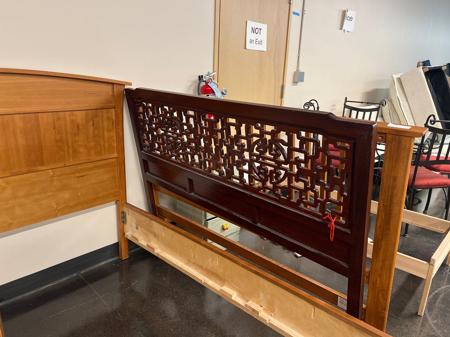 Ornate Carved Headboard