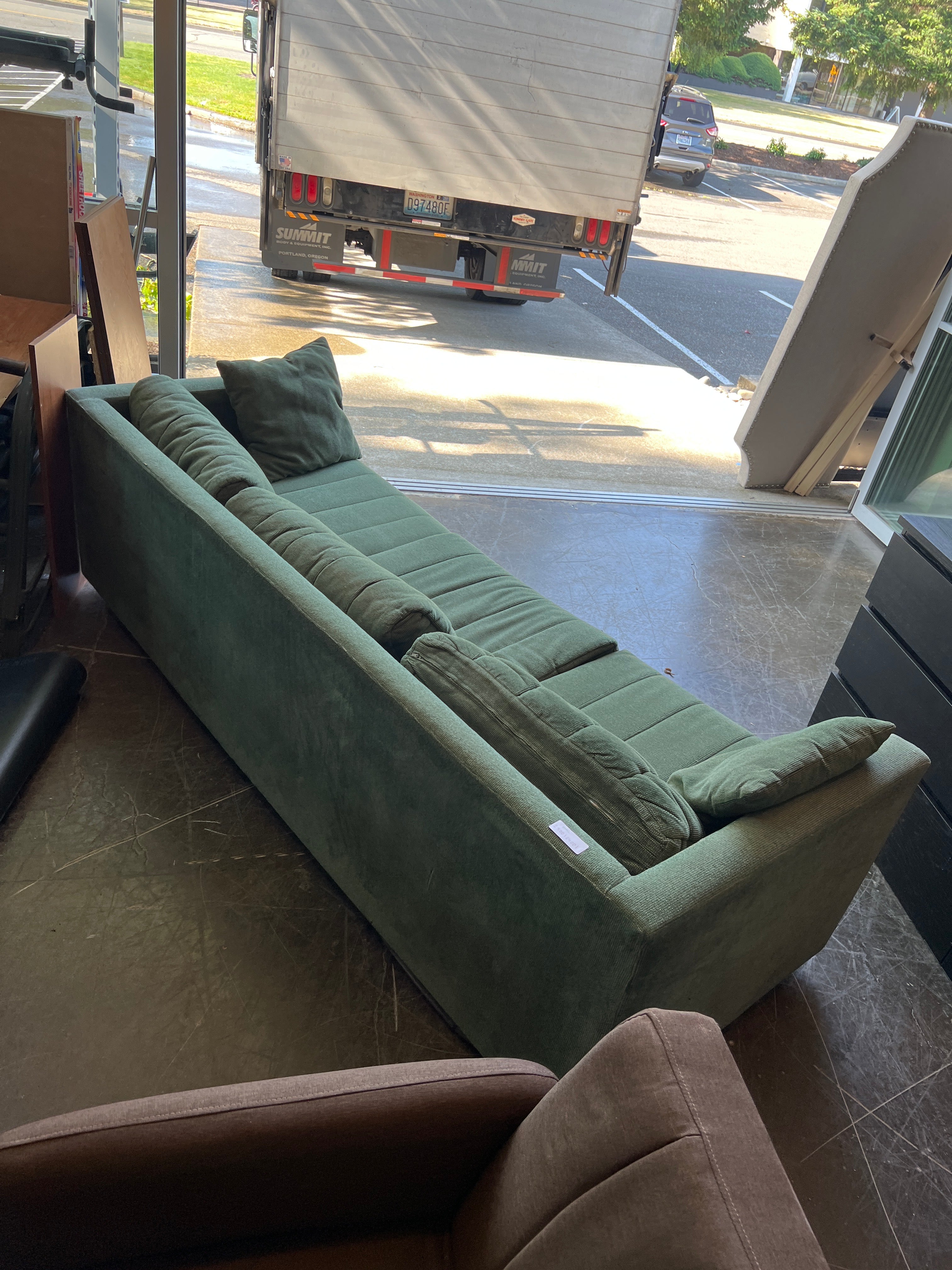 Sage Green Sofa