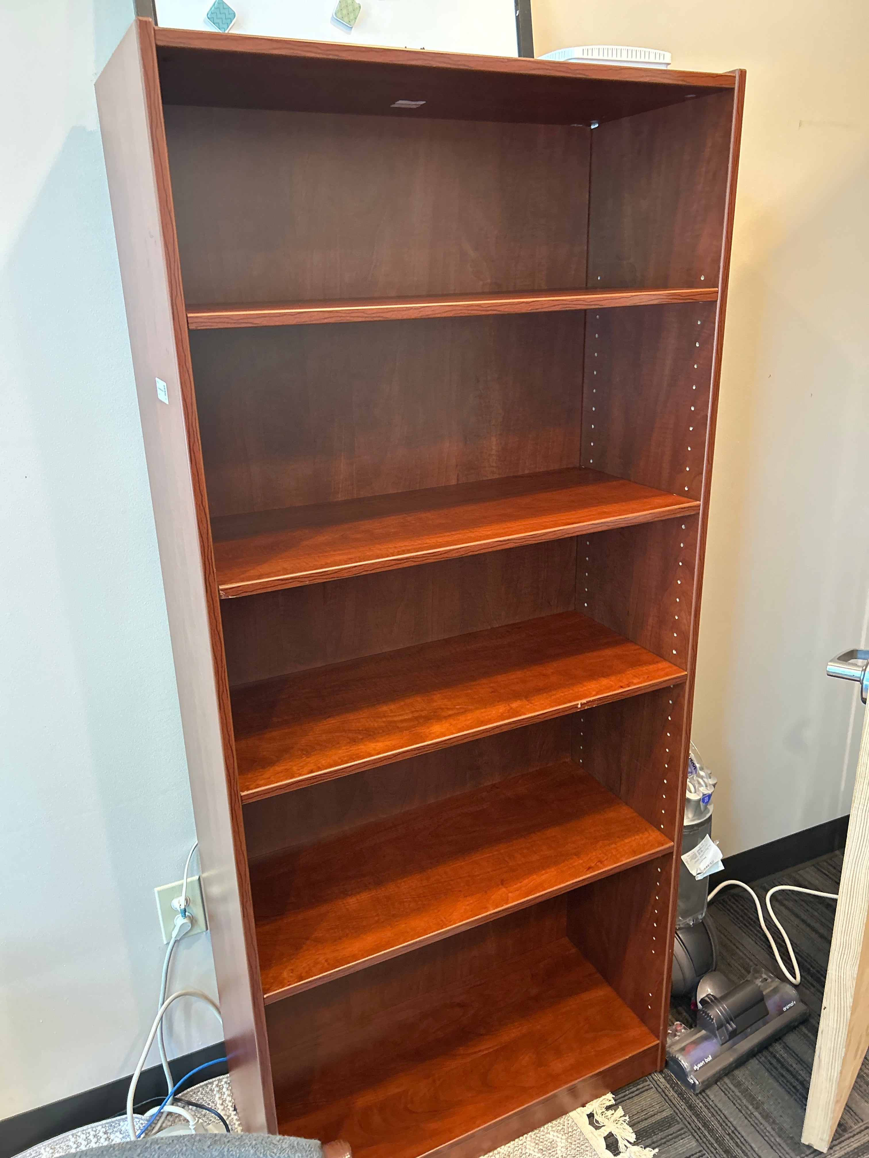 Cherry wood book shelves 5x3x12 book shelves