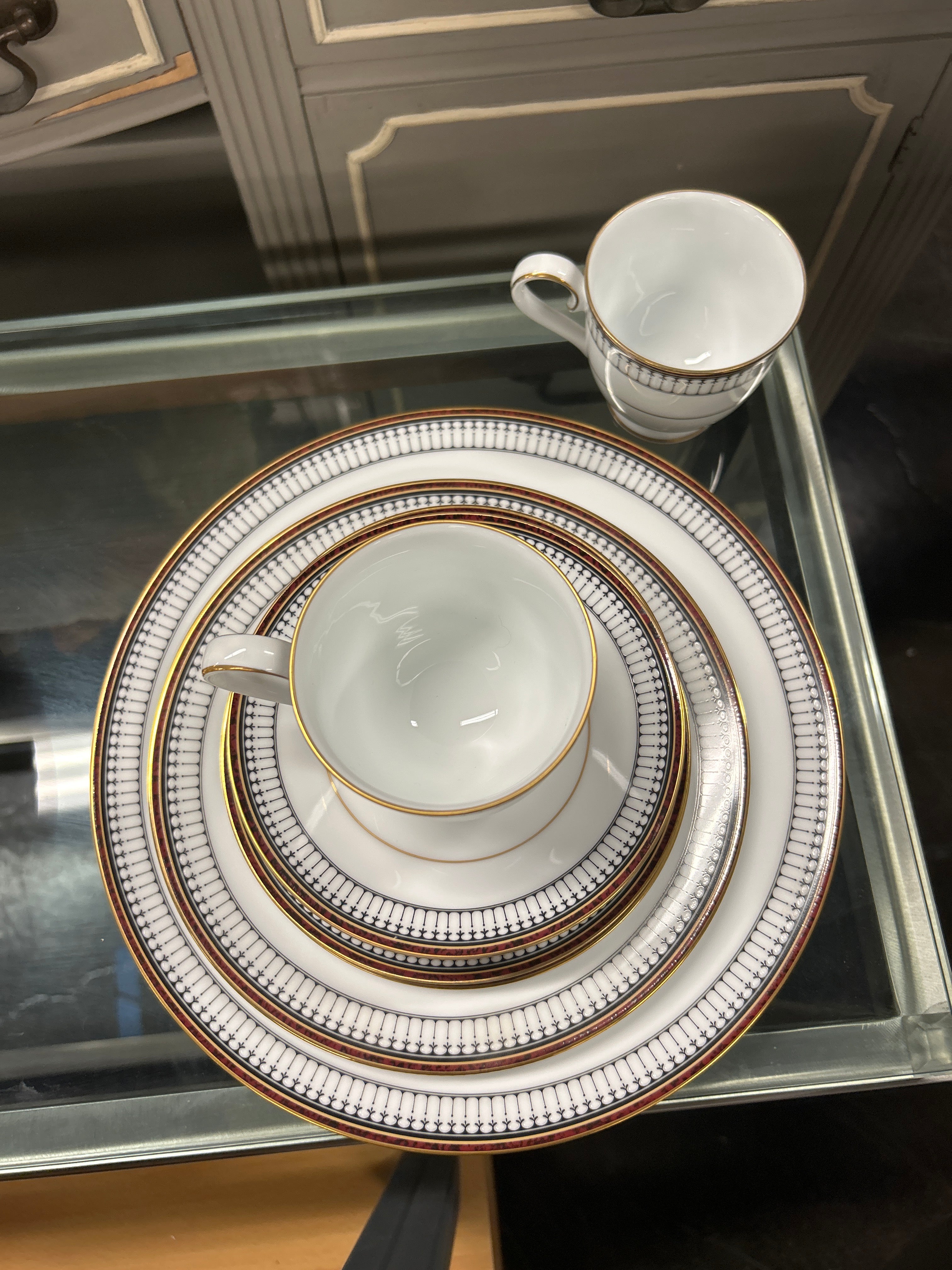 Noritake "Mckenzie" Creamer #4112 - Gold Accents, Place Setting