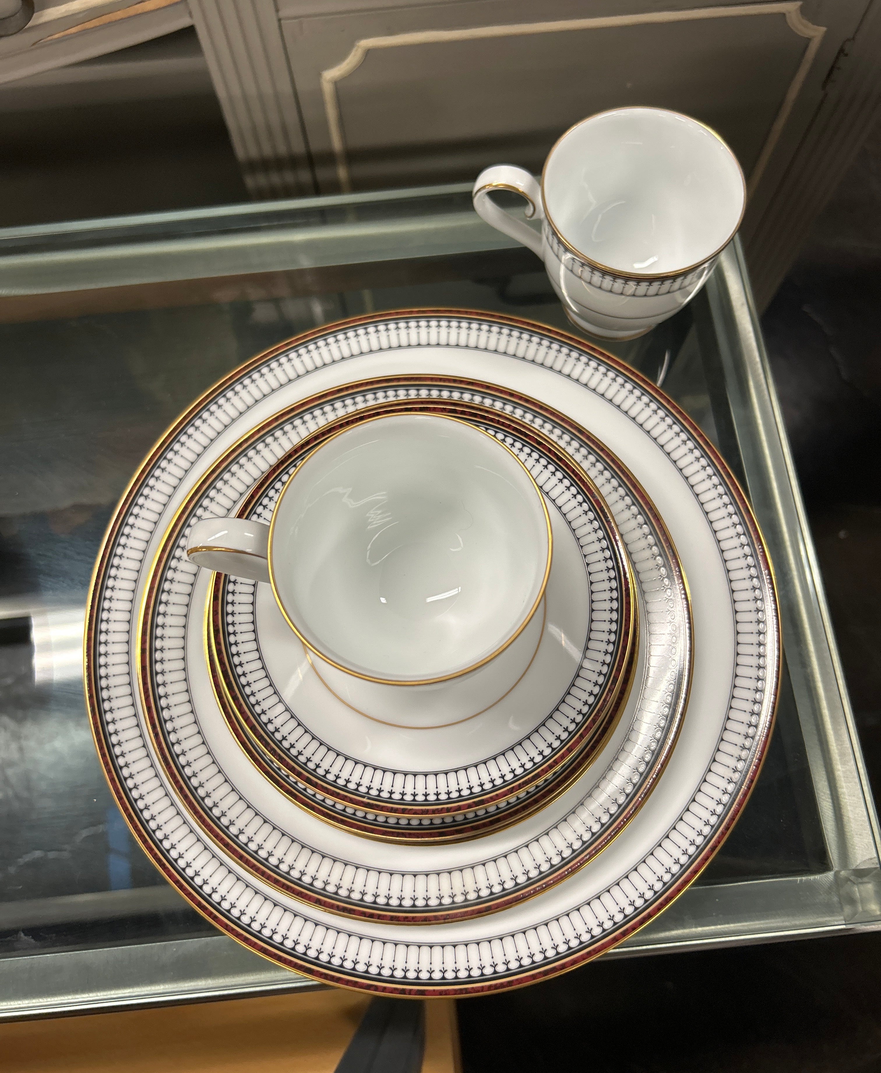 Noritake "Mckenzie" Creamer #4112 - Gold Accents, Place Setting