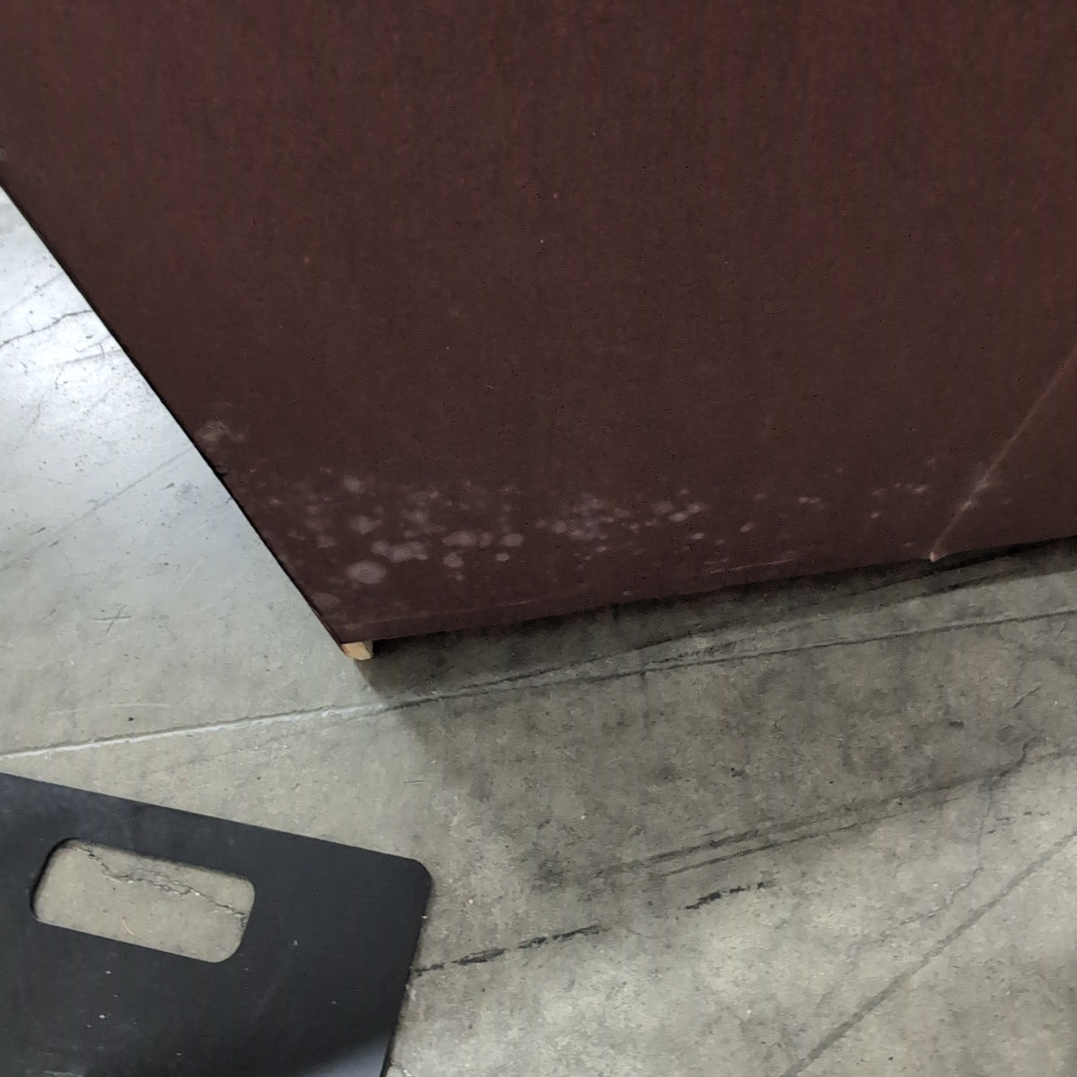Dark Brown Wood Two-Door Storage Cabinet