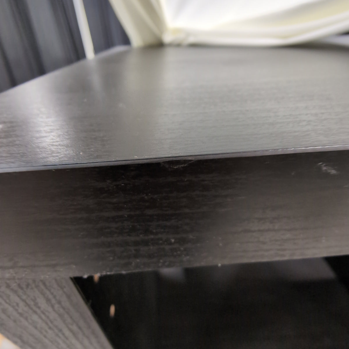 Black Four-Shelf Cube Bookcase