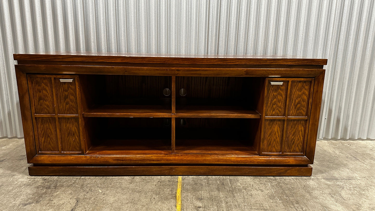 Wooden Television (TV) Cabinet / Credenza w/Storage
