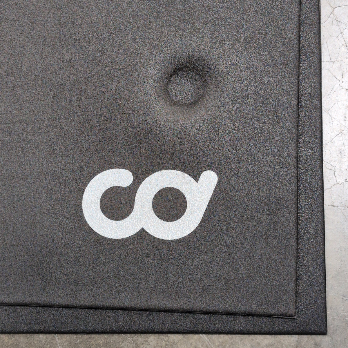 Dark Grey Exercise Mat with co Logo