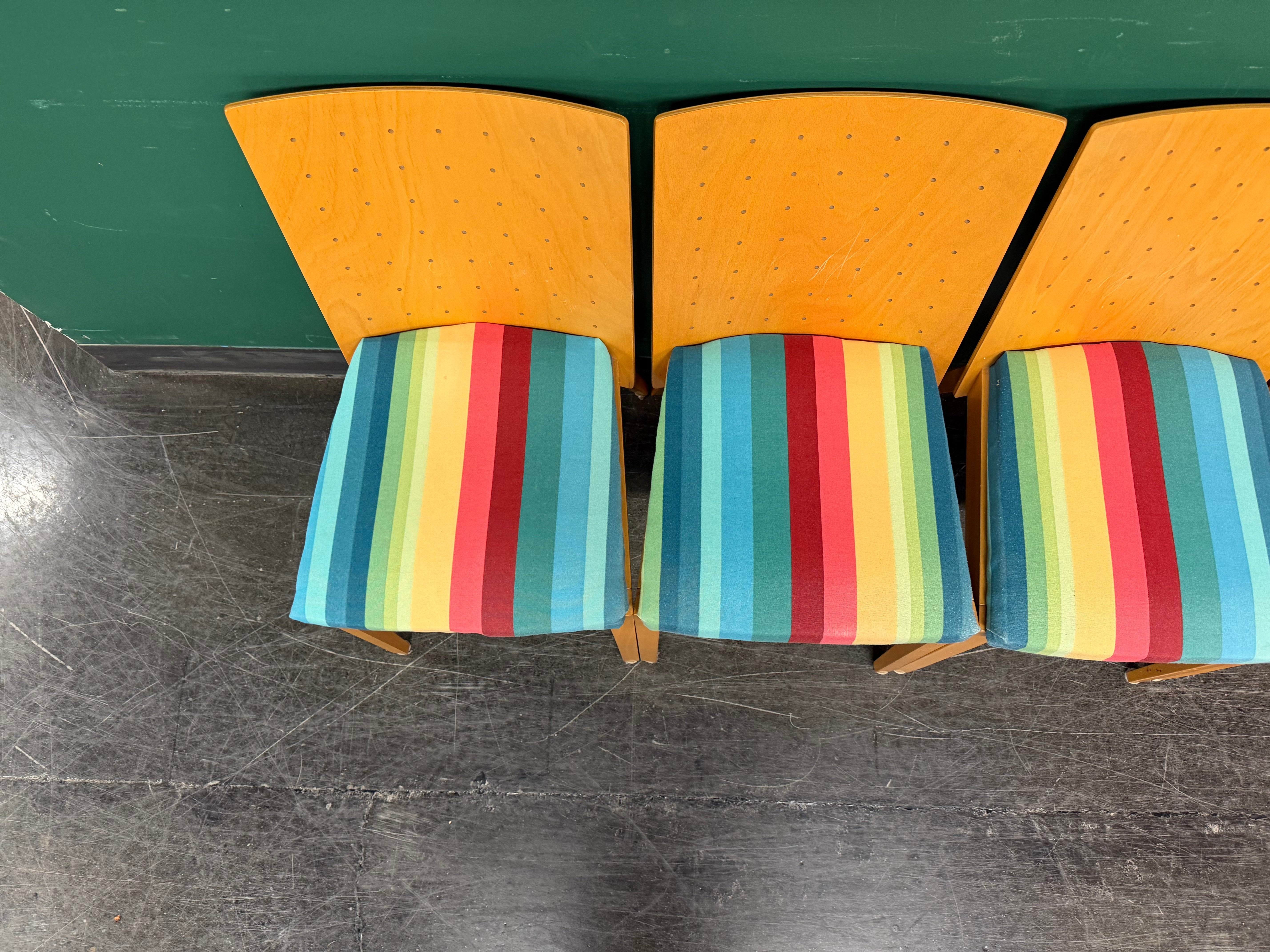 Set of Four (4) - Mid Century Modern Dining Room Chairs by IMS SRL (Made in Italy) in Good Condition