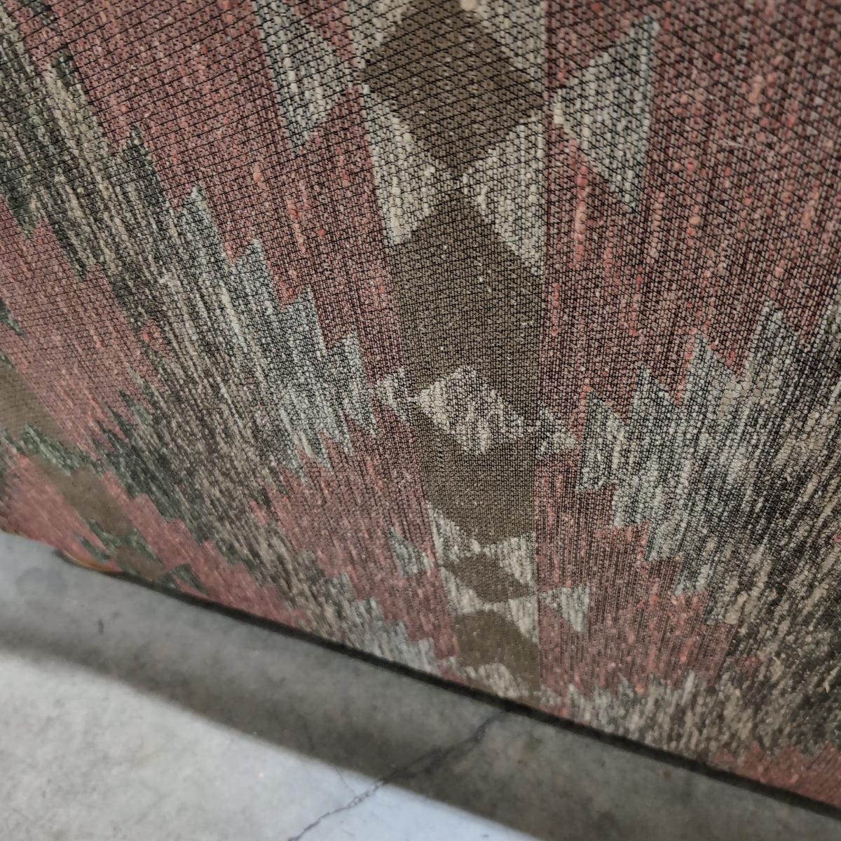 Southwestern Pattern Upholstered Armchair