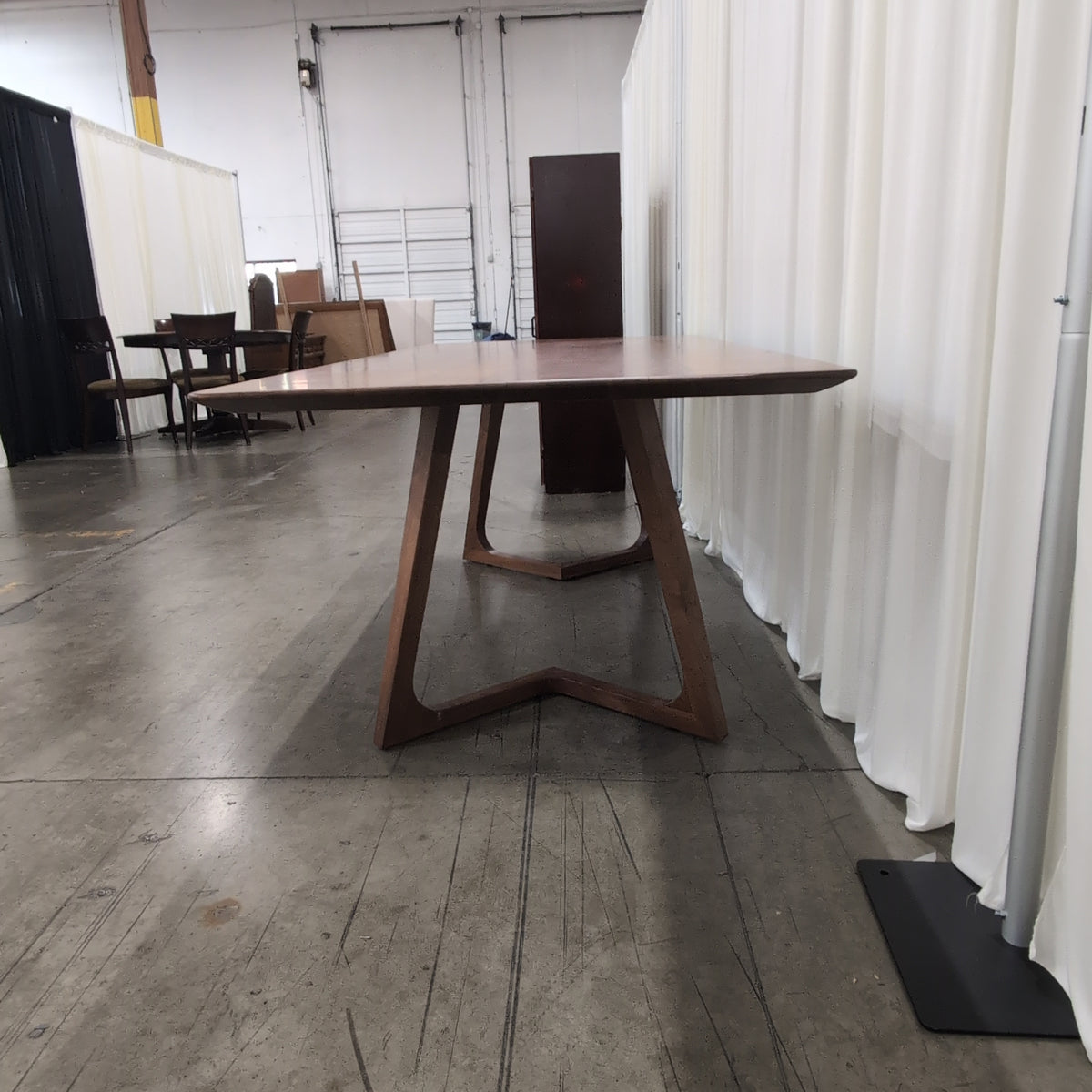 Rectangular Medium Brown Wood Dining Table Top