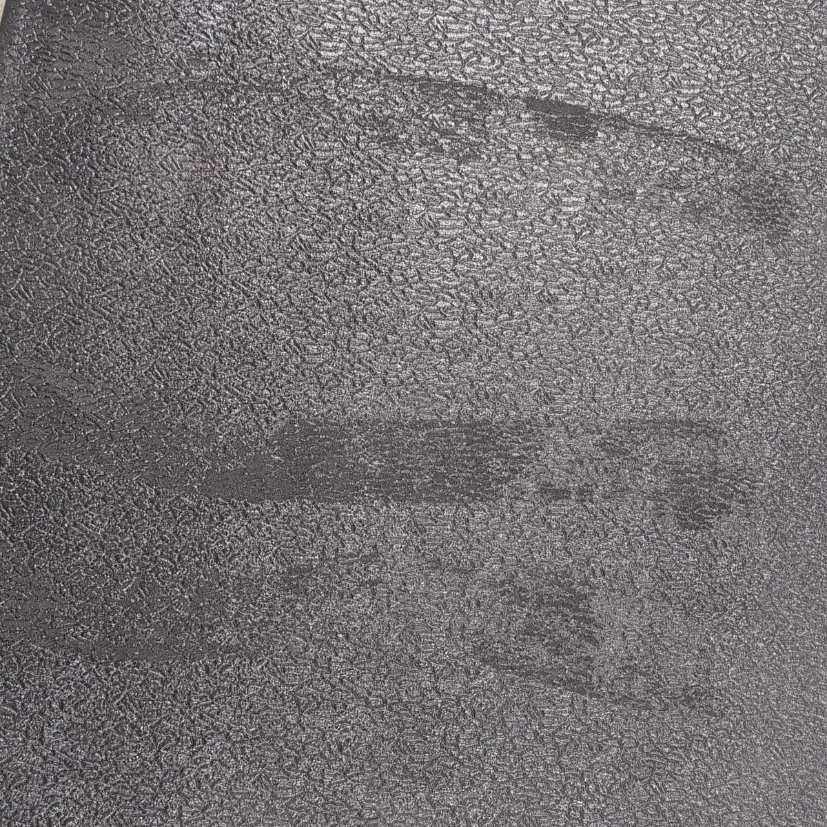 Textured Black Rectangular Floor Mat