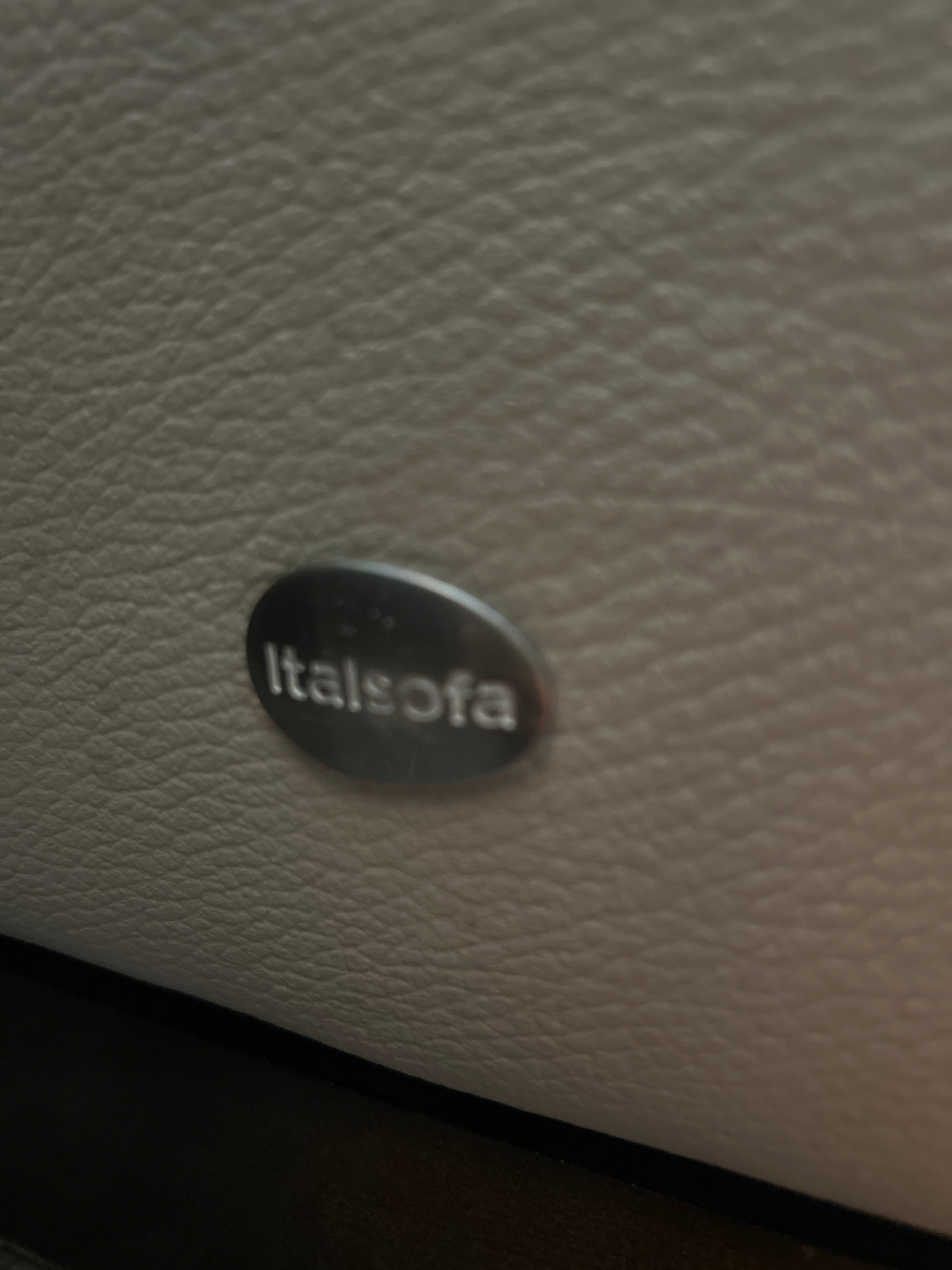 Natuzzi Italsofa White Leather Sectional Sofa