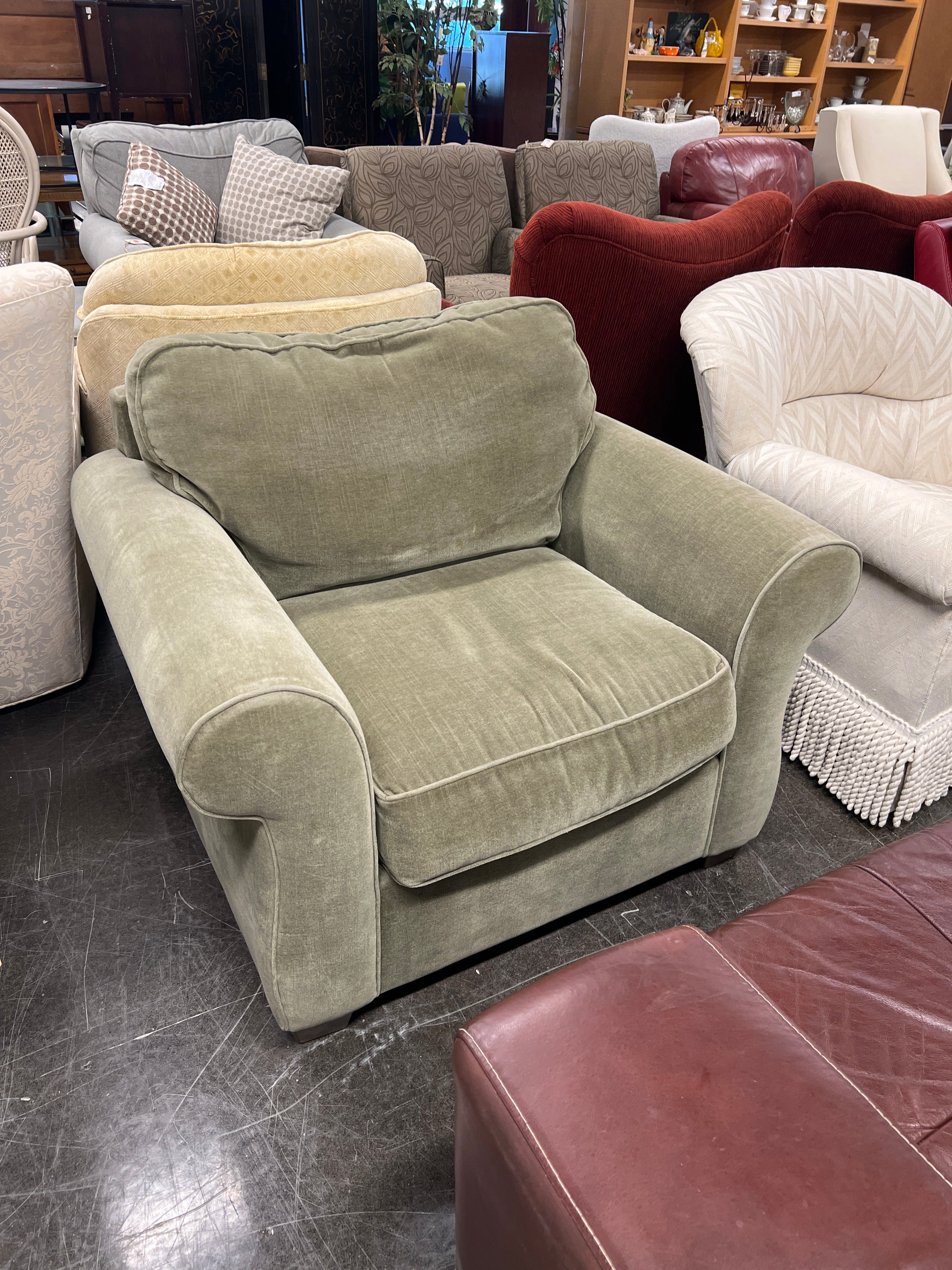 Bauhaus Green Arm Chair