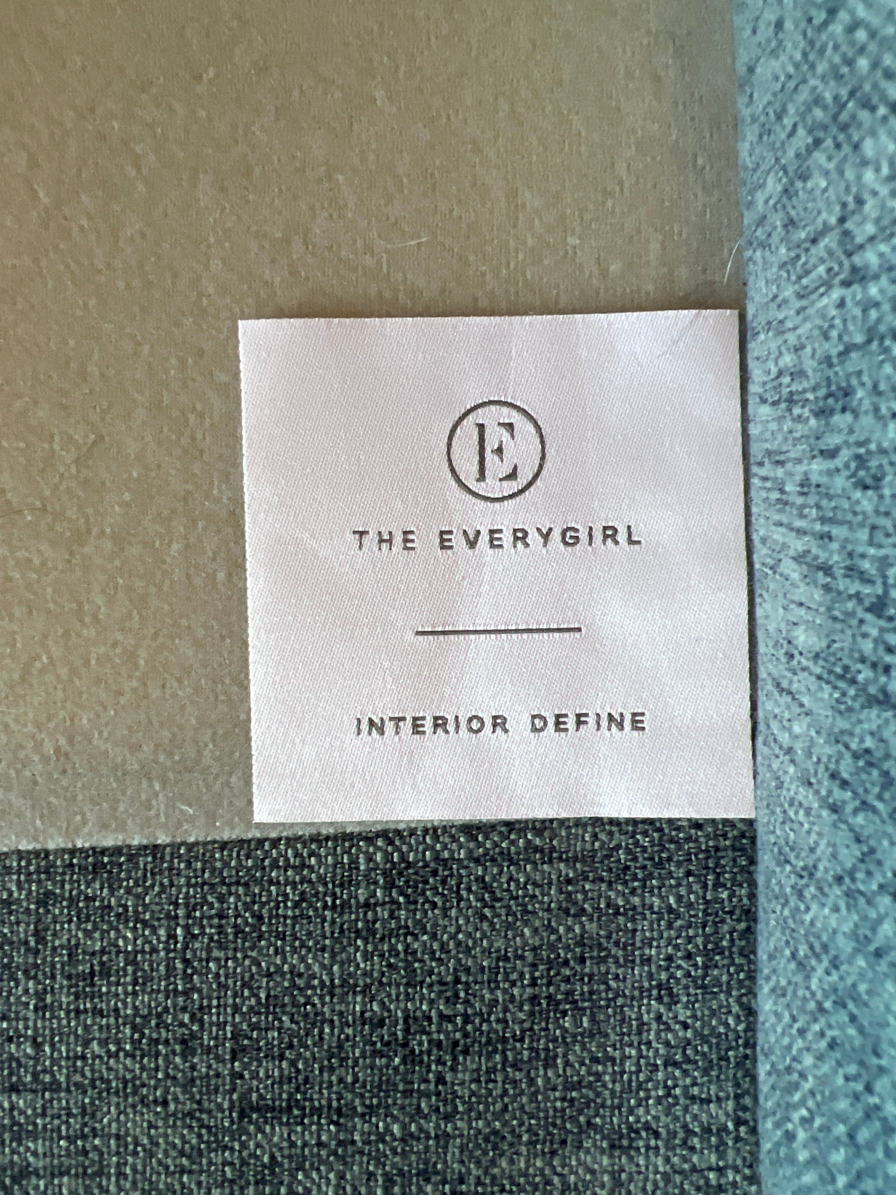 The Everygirl Interior Define Sofa - Blue Gray